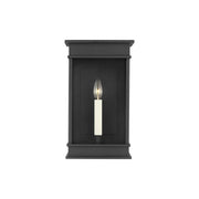 Cupertino 10" Mini Wall Lantern, Textured Black Finish