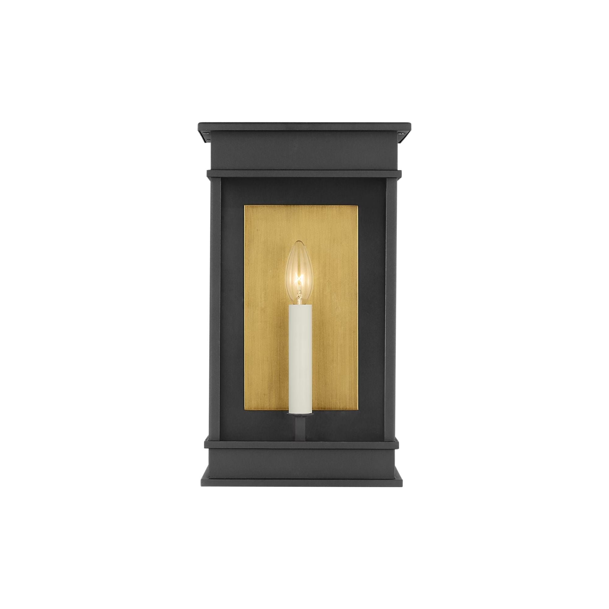 Cupertino 10" Mini Wall Lantern, Textured Black Finish