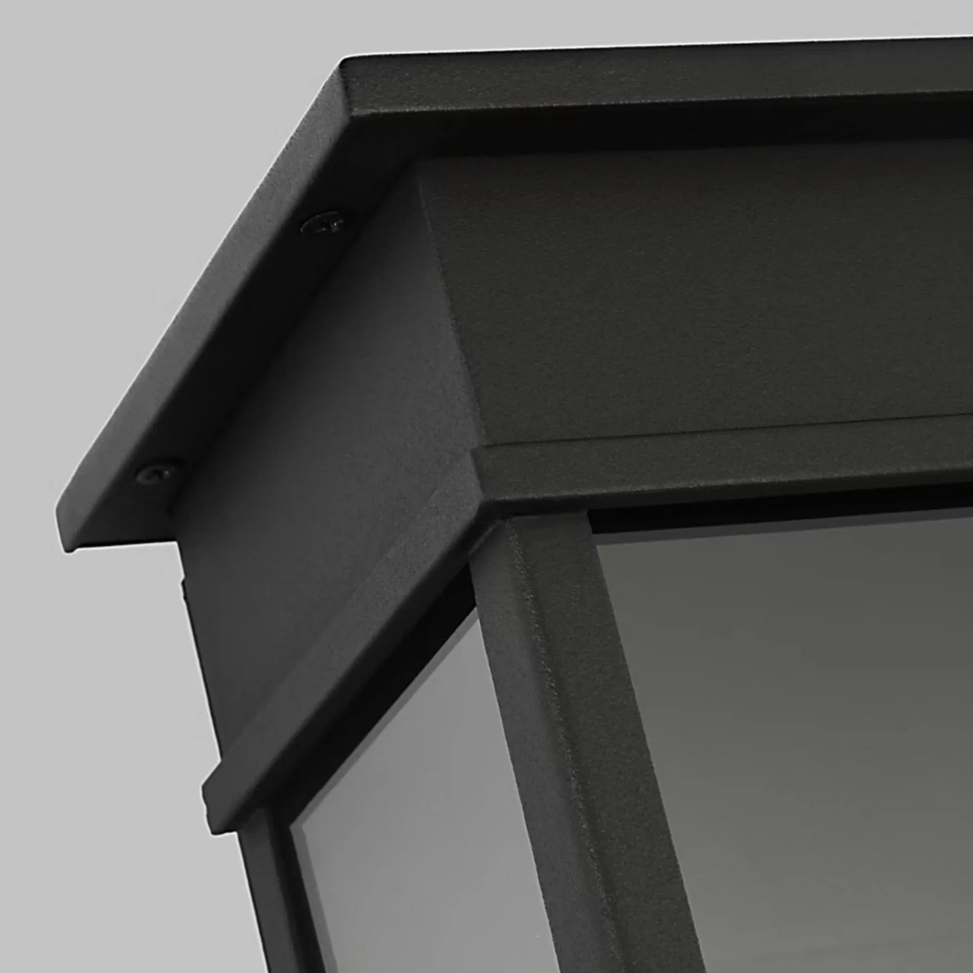 Cupertino 10" Mini Wall Lantern, Textured Black Finish