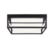 Dearborn 12" Medium LED Flush Mount, Midnight Black Finish