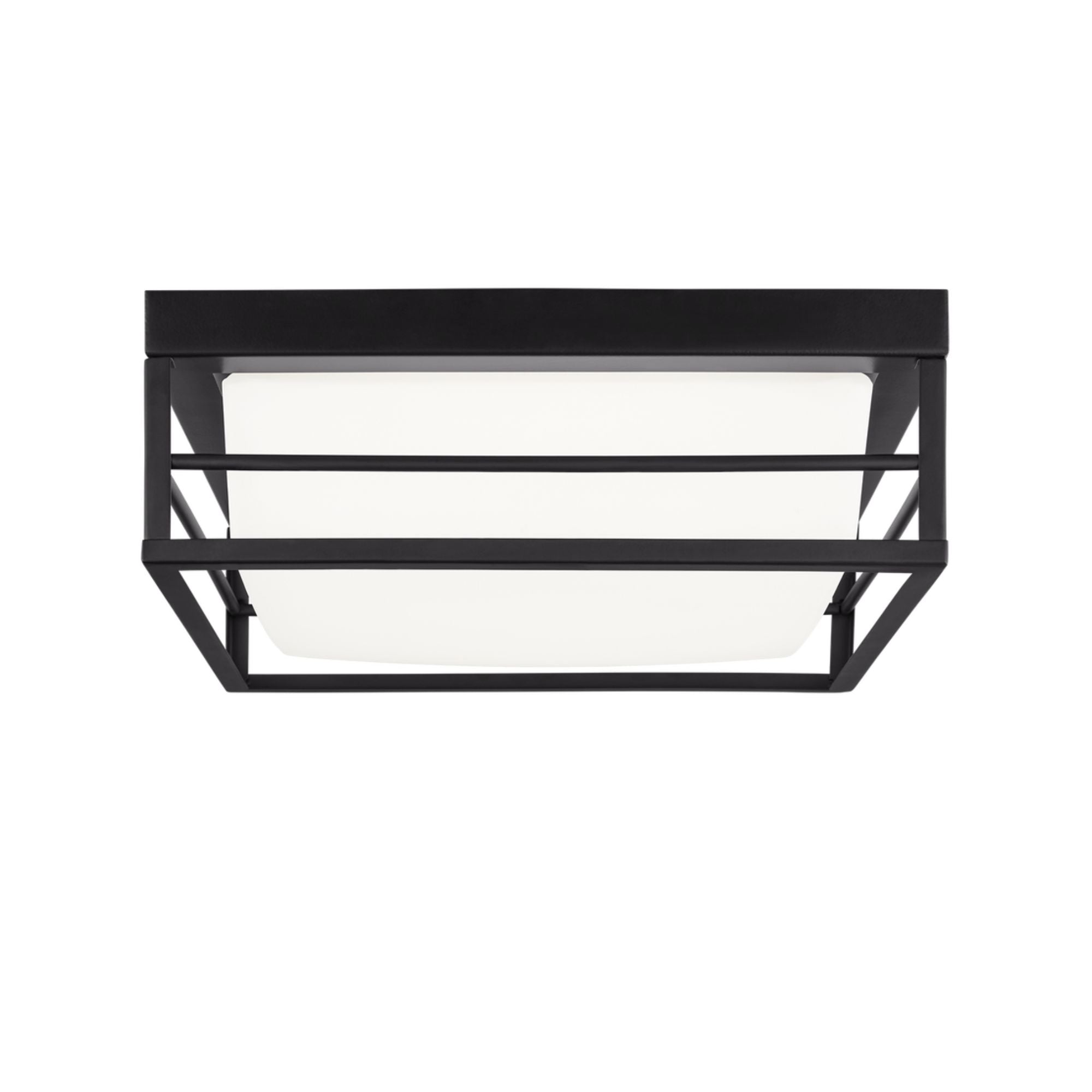 Dearborn 12" Medium LED Flush Mount, Midnight Black Finish