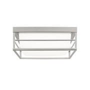 Dearborn 12" Medium LED Flush Mount, Brushed Nickel Finish