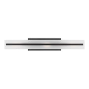 Dex 30" Large 3-Light Bathroom Vanity, Midnight Black Finish