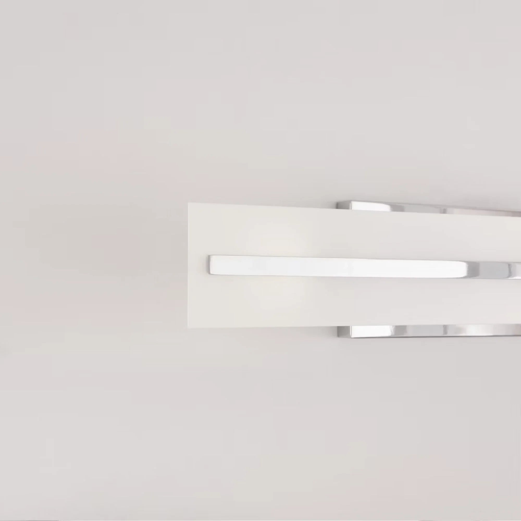 Dex 30" Large 3-Light LED Bathroom Vanity, Chrome Finish