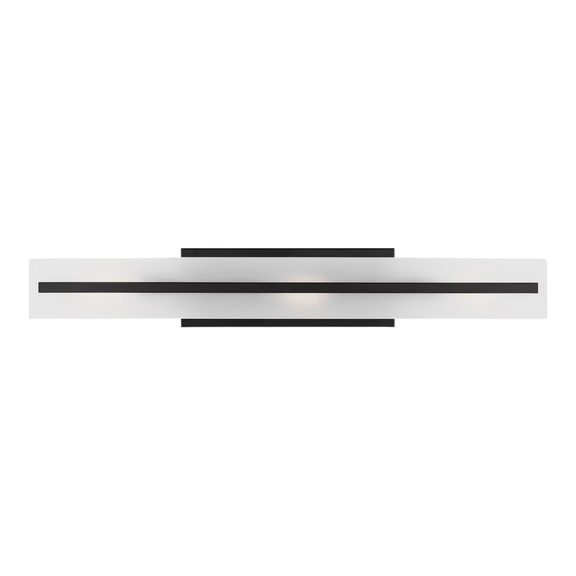 Dex 30" Large 3-Light LED Bathroom Vanity, Midnight Black Finish