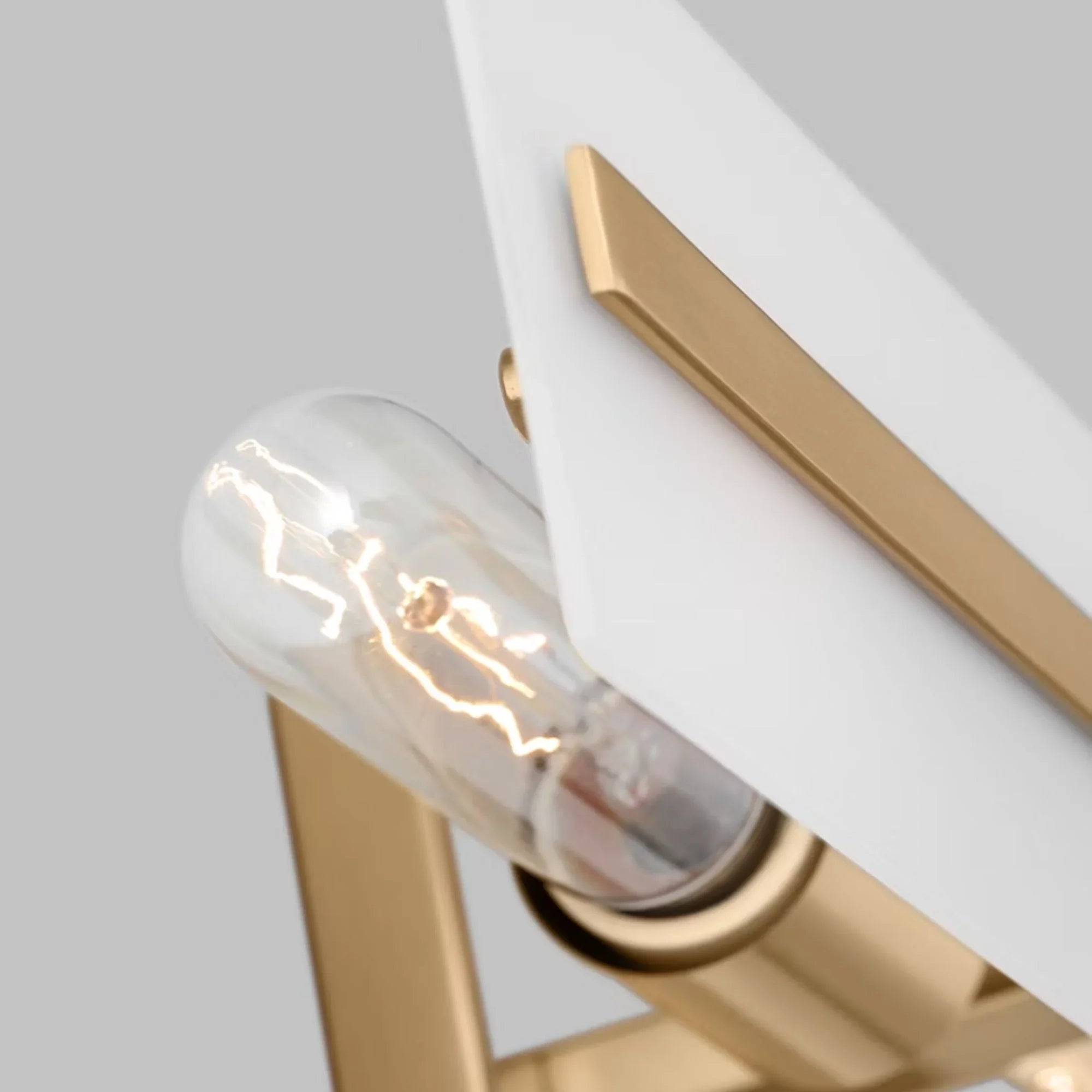 Dex 30" Large 3-Light LED Bathroom Vanity, Satin Brass Finish