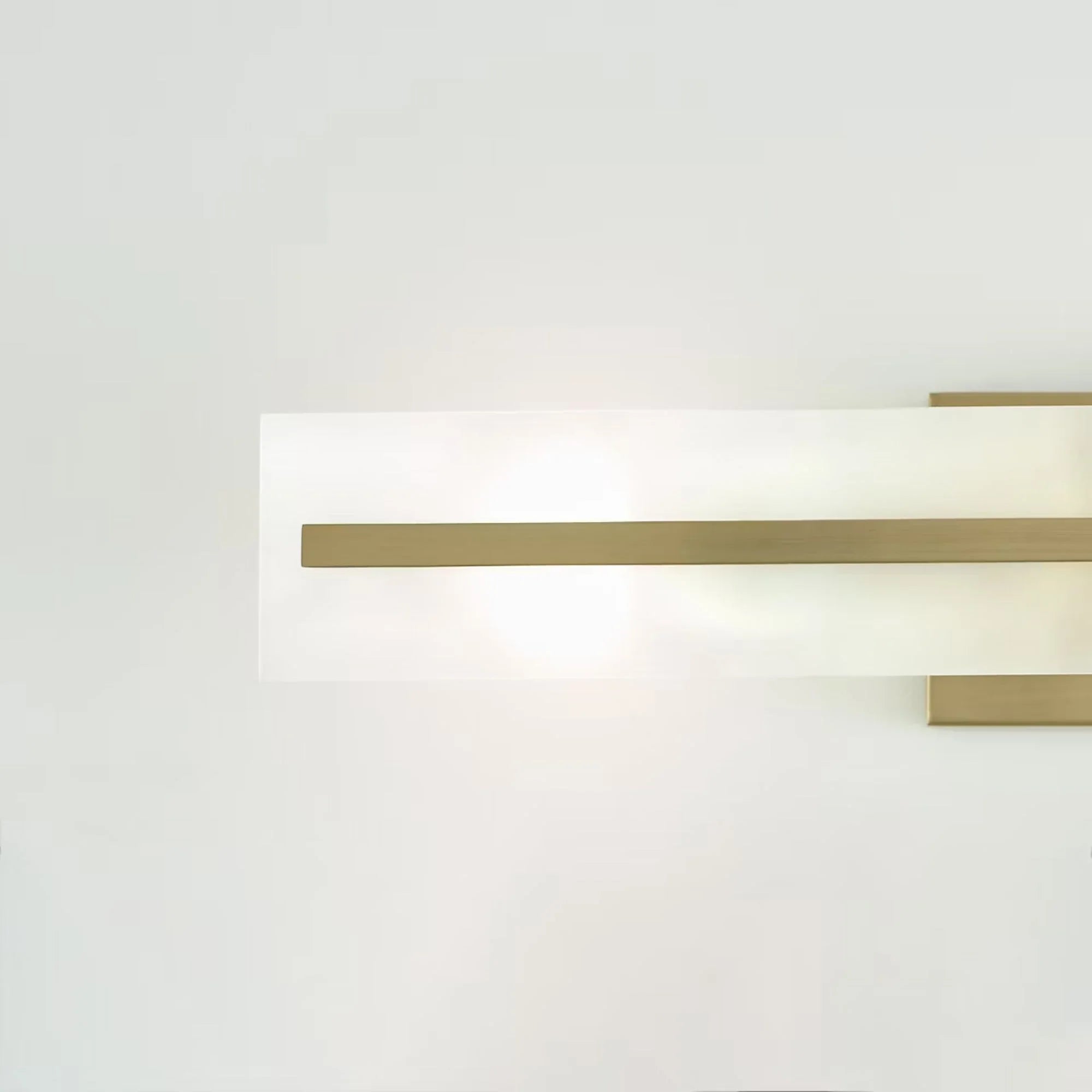 Dex 30" Large 3-Light LED Bathroom Vanity, Satin Brass Finish