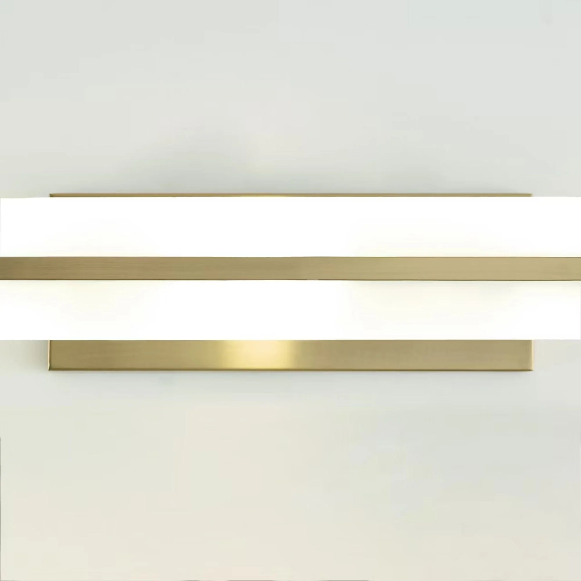 Dex 30" Large 3-Light LED Bathroom Vanity, Satin Brass Finish