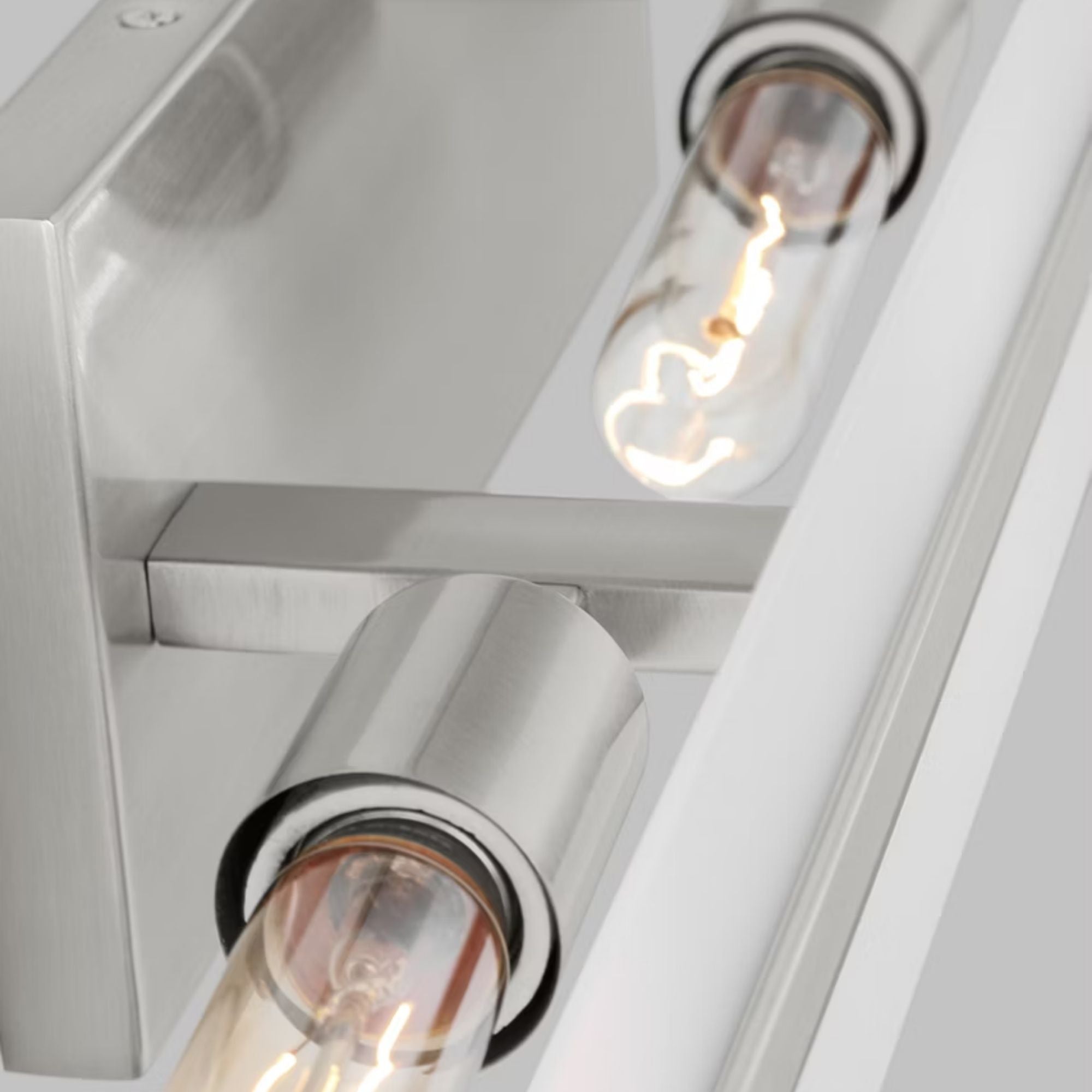 Dex 30" Large 3-Light LED Bathroom Vanity, Brushed Nickel Finish