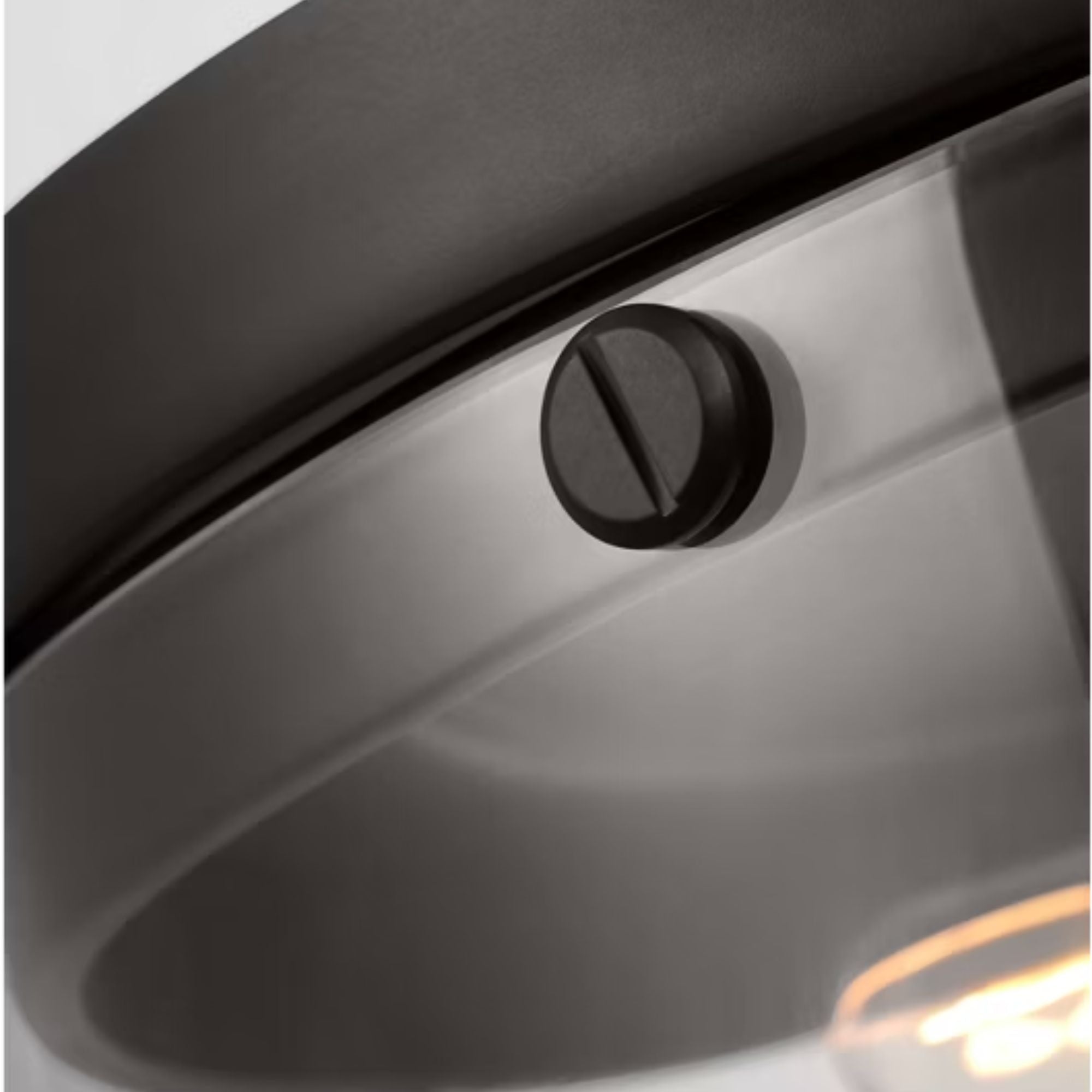 Garrett 18" 2-Light Large Flush Mount, Aged Iron Finish