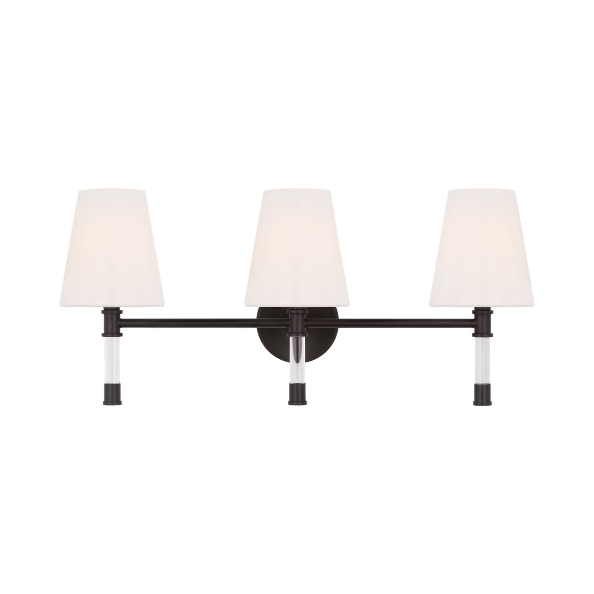 Hanover 25" 3-Light Bathroom Vanity, Aged Iron Finish