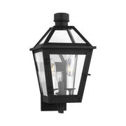 Visual Comfort Studio - Hyannis 16" 2-Light Small Wall Lantern, Textured Black Finish | Bees Lighting
