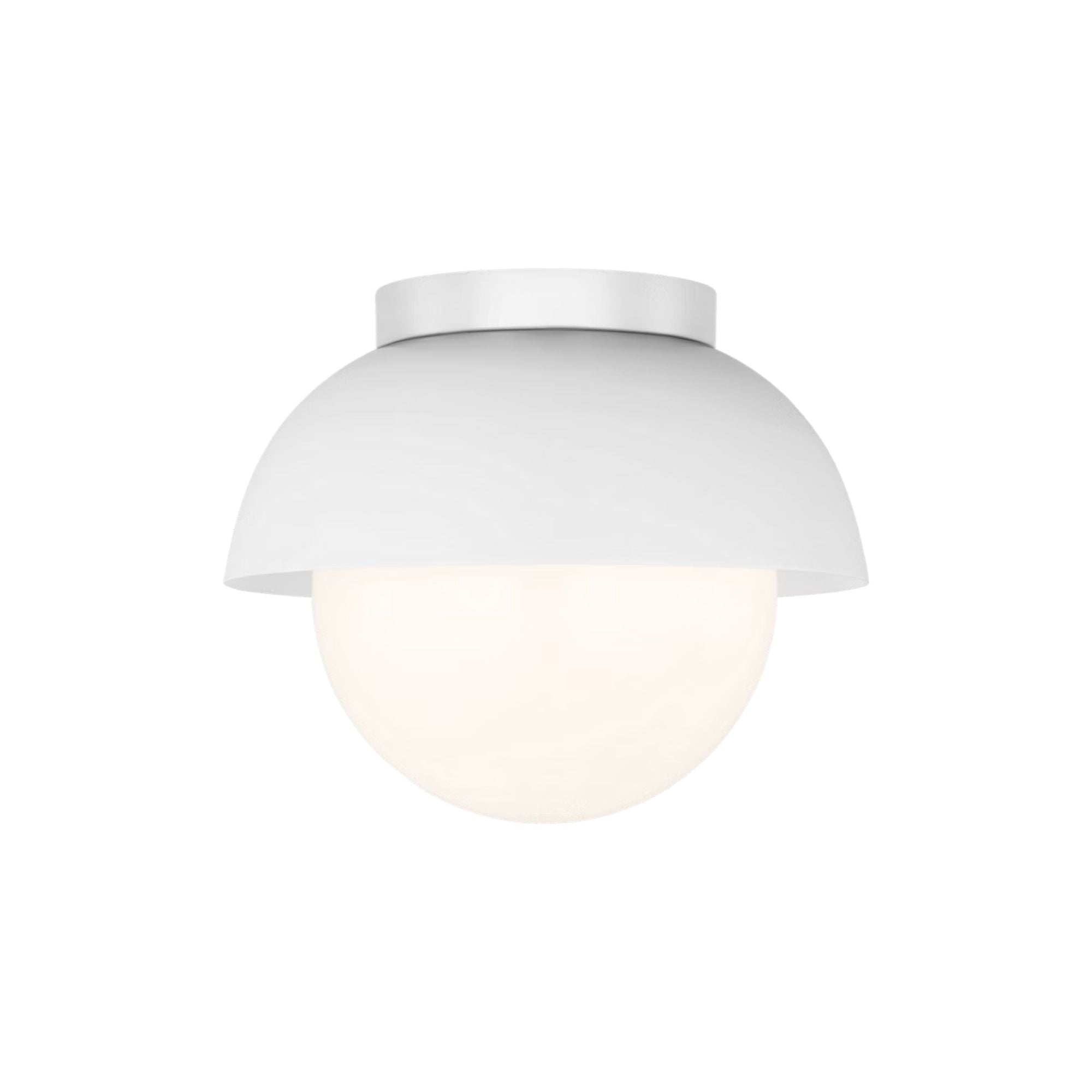 Hyde 8" Flush Mount, Matte White Finish
