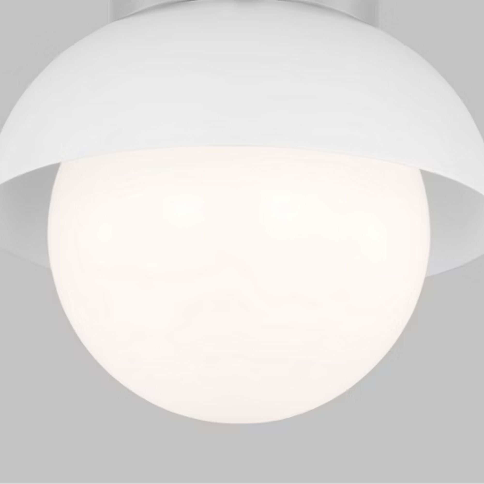 Hyde 8" Flush Mount, Matte White Finish