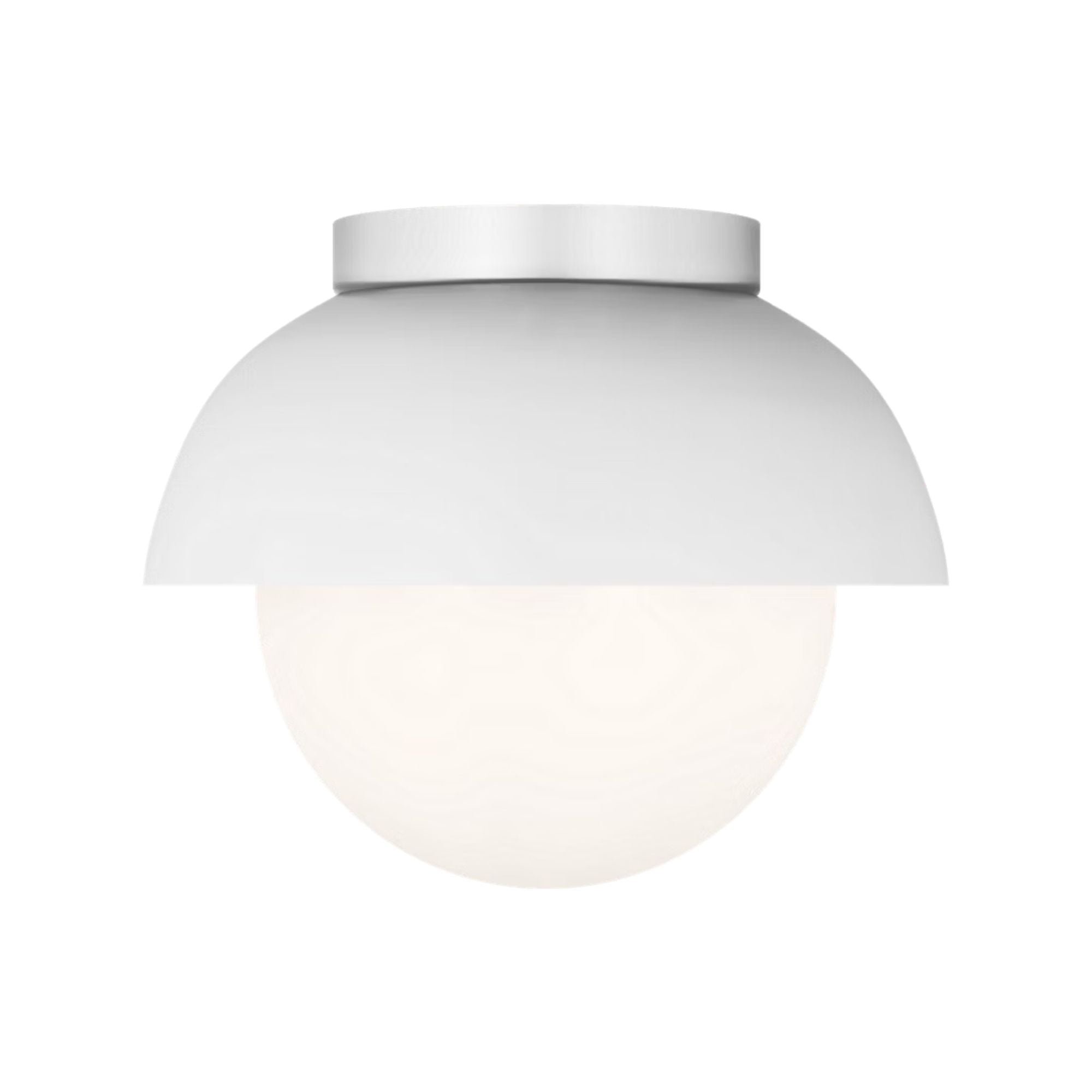 Hyde 8" Flush Mount, Matte White Finish