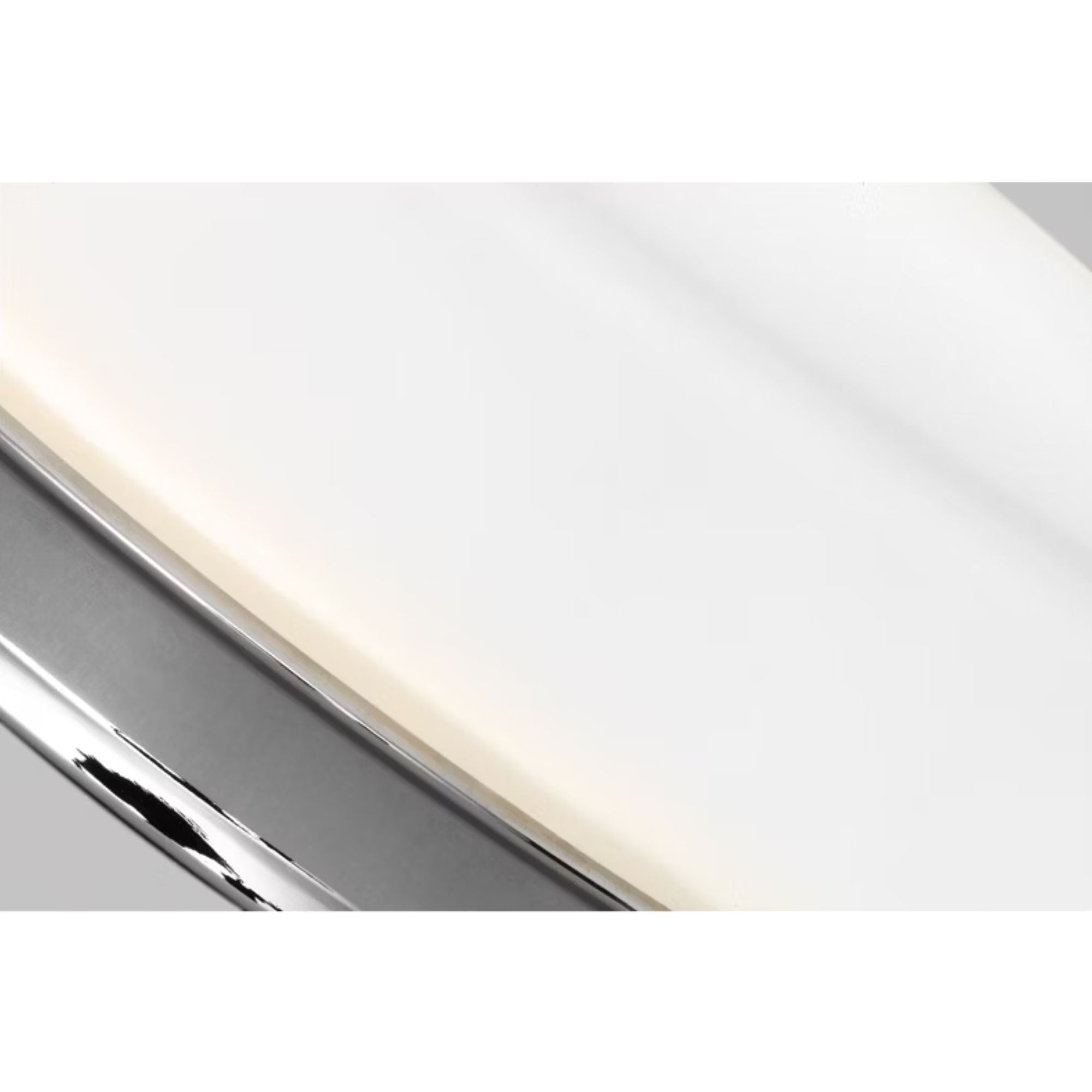 Issen 14" 2-Light Flush Mount, Chrome Finish