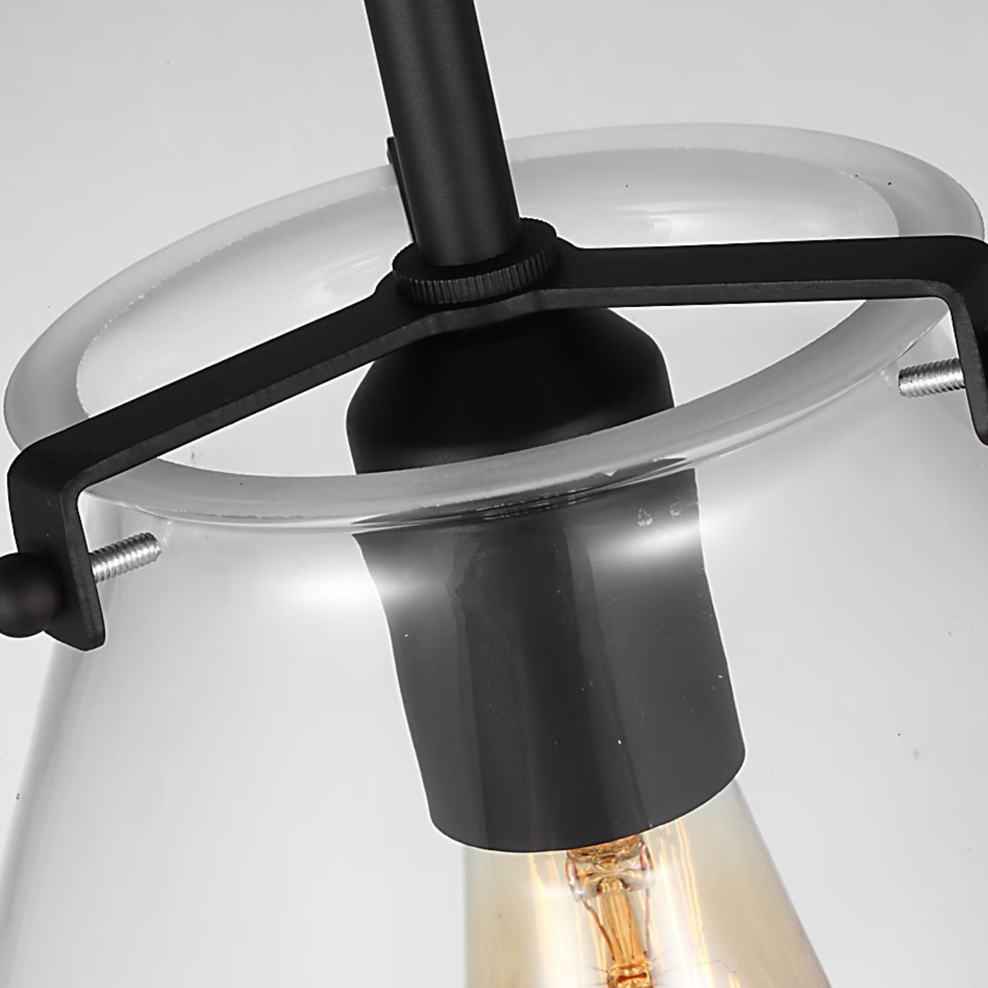 Kate 16" Cone Pendant, Midnight Black Finish