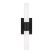 Keaton 20" Medium 2-Light Bathroom Vanity, Midnight Black Finish