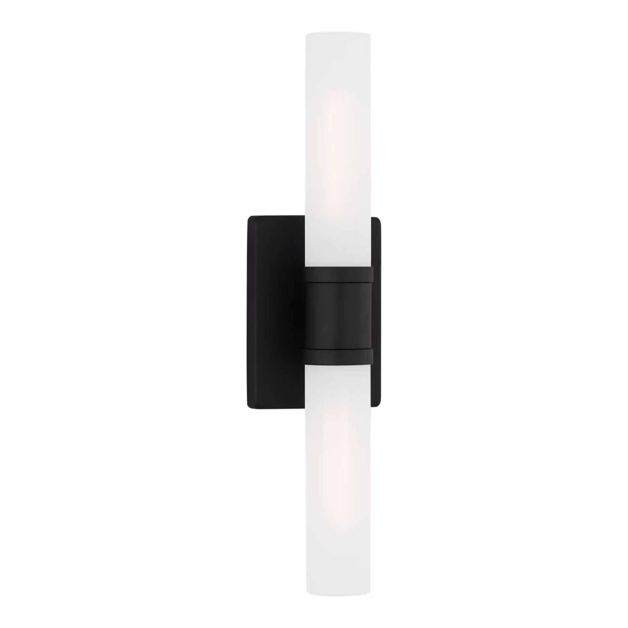 Keaton 20" Medium 2-Light Bathroom Vanity, Midnight Black Finish