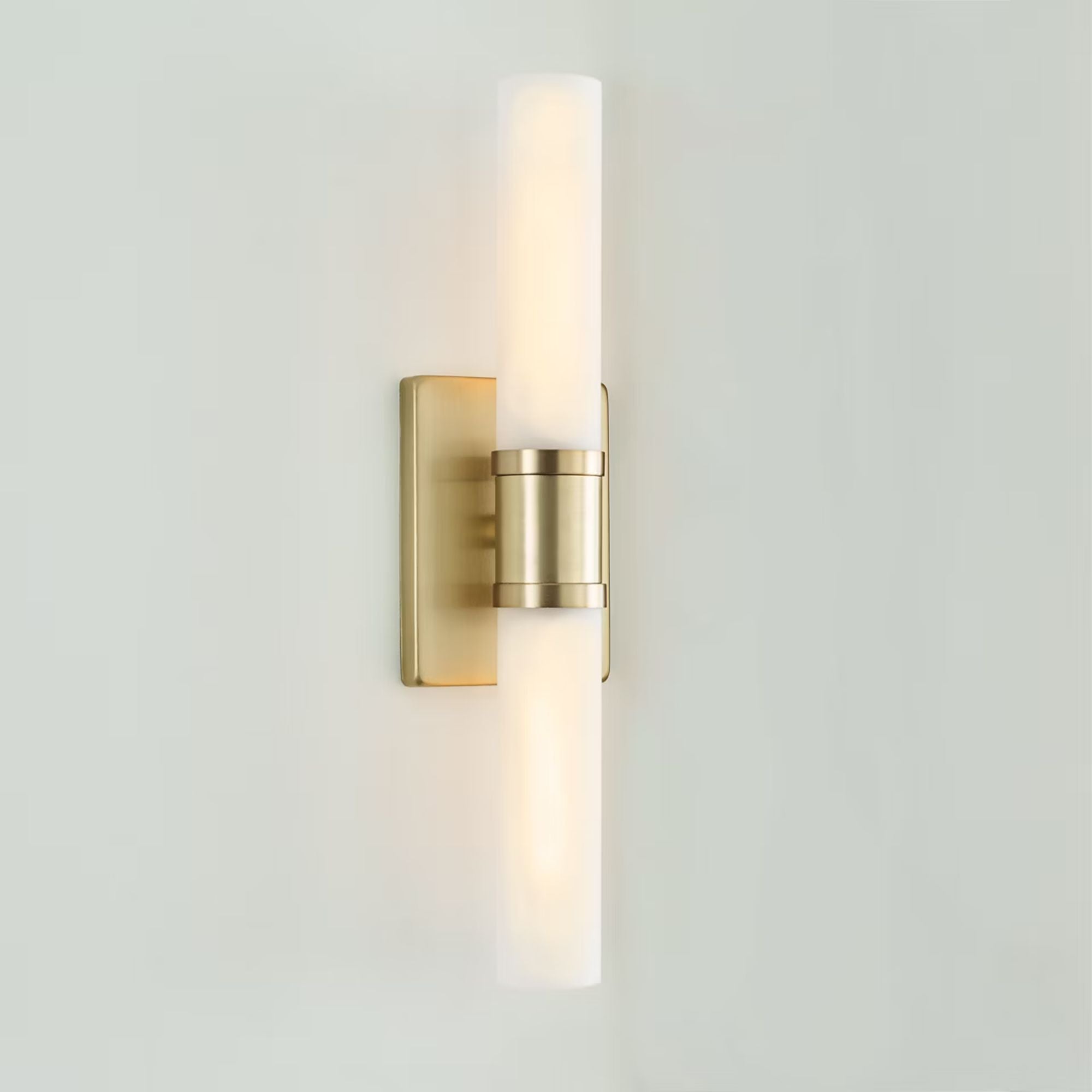 Keaton 20" Medium 2-Light Bathroom Vanity, Satin Brass Finish