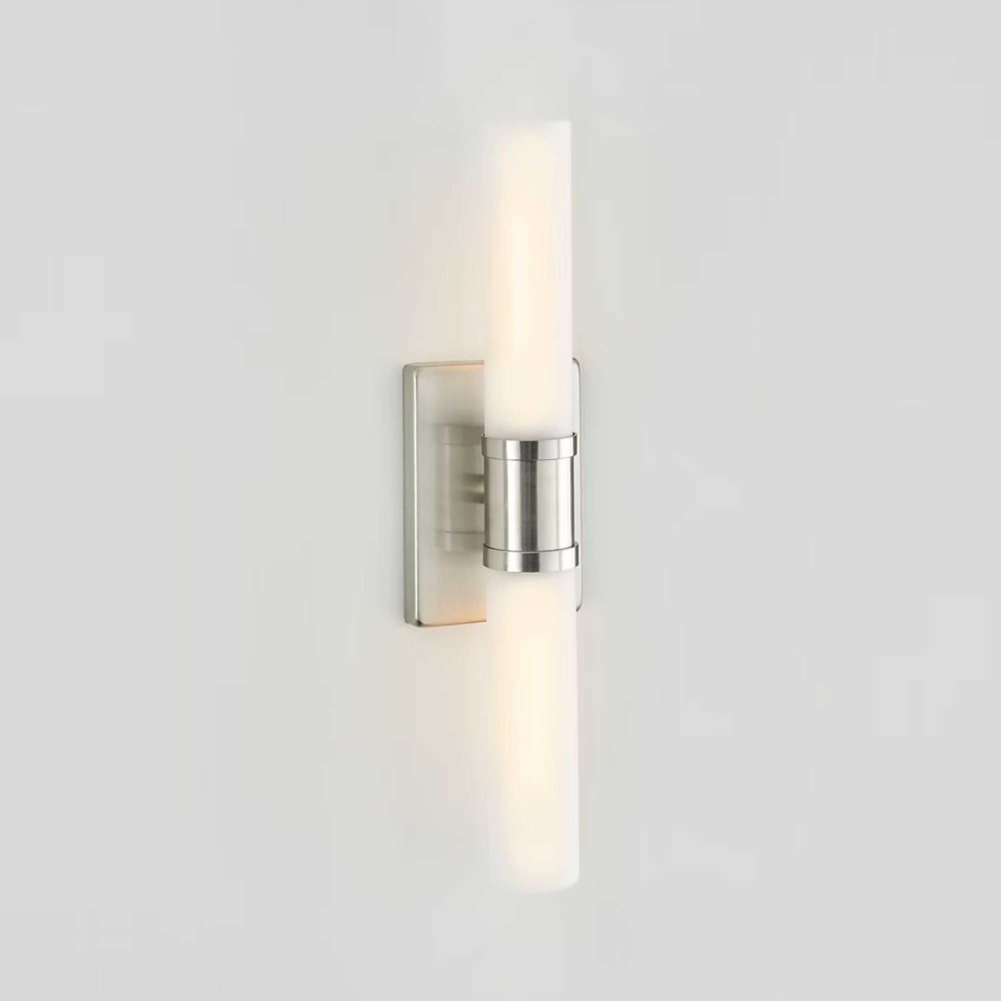 Keaton 20" Medium 2-Light Bathroom Vanity, Brushed Nickel Finish