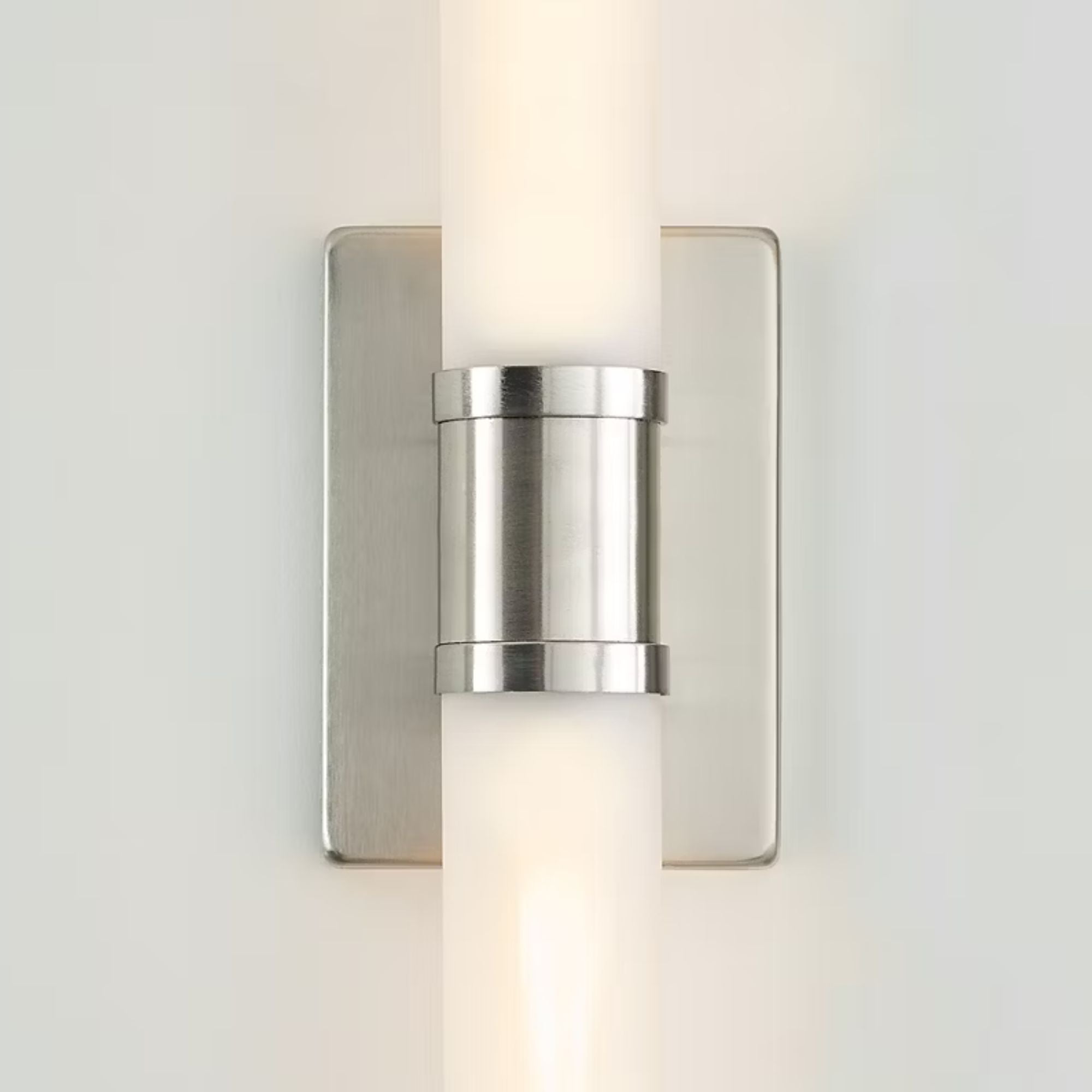 Keaton 20" Medium 2-Light Bathroom Vanity, Brushed Nickel Finish