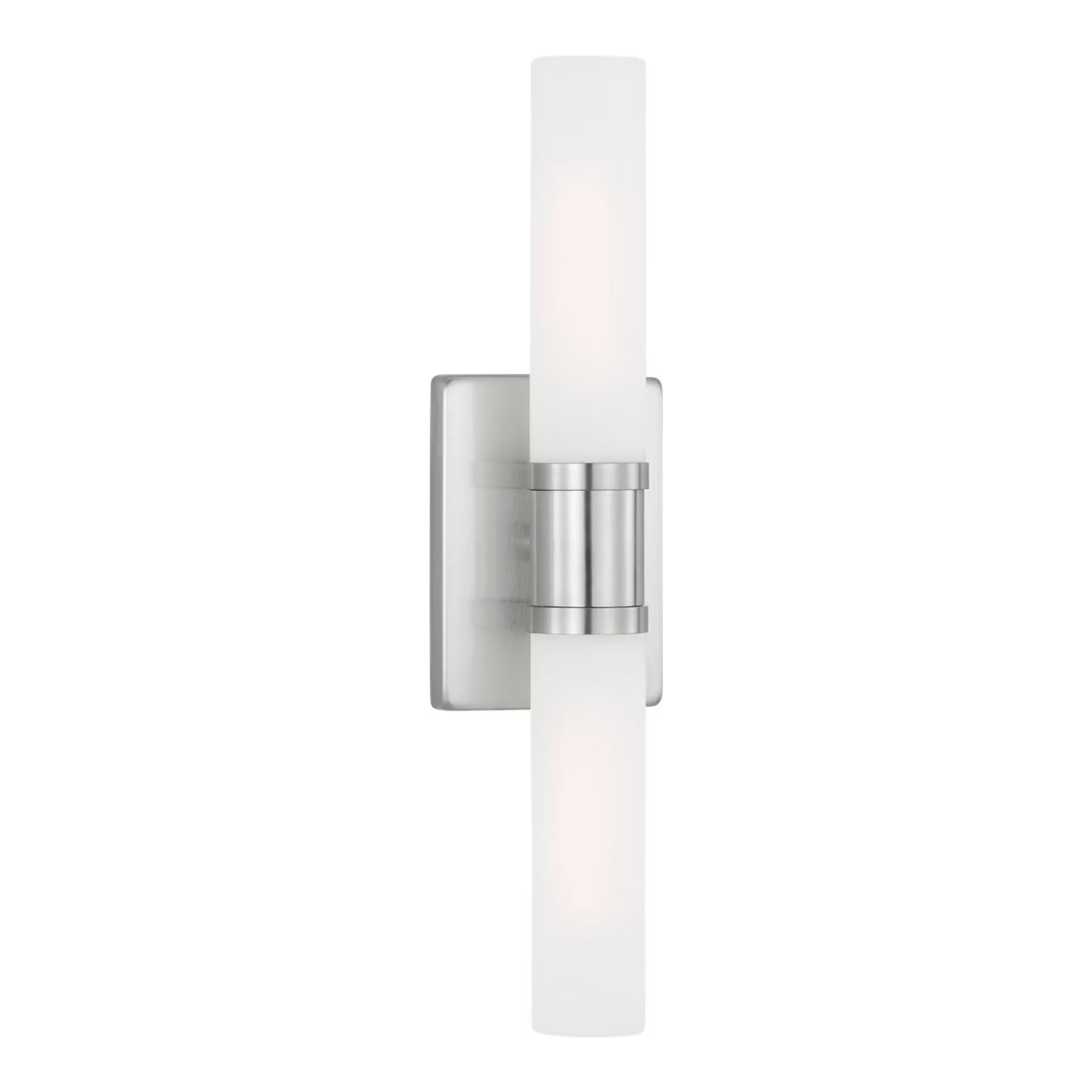 Keaton 20" Medium 2-Light Bathroom Vanity, Brushed Nickel Finish