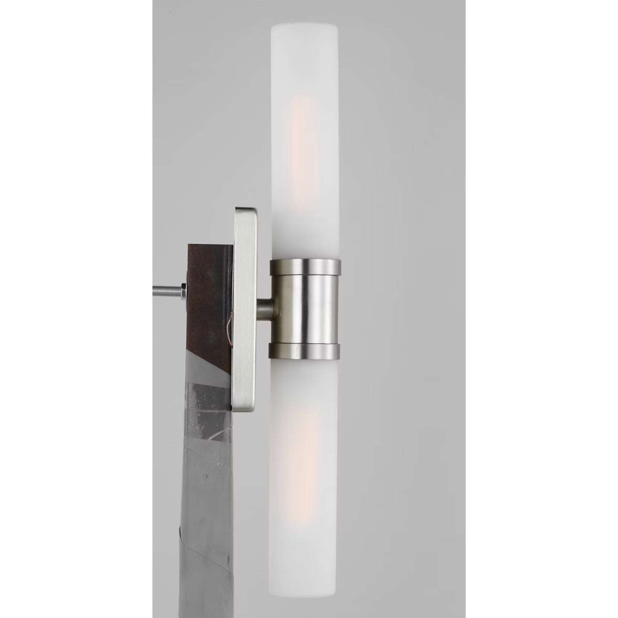 Keaton 20" Medium 2-Light Bathroom Vanity, Brushed Nickel Finish