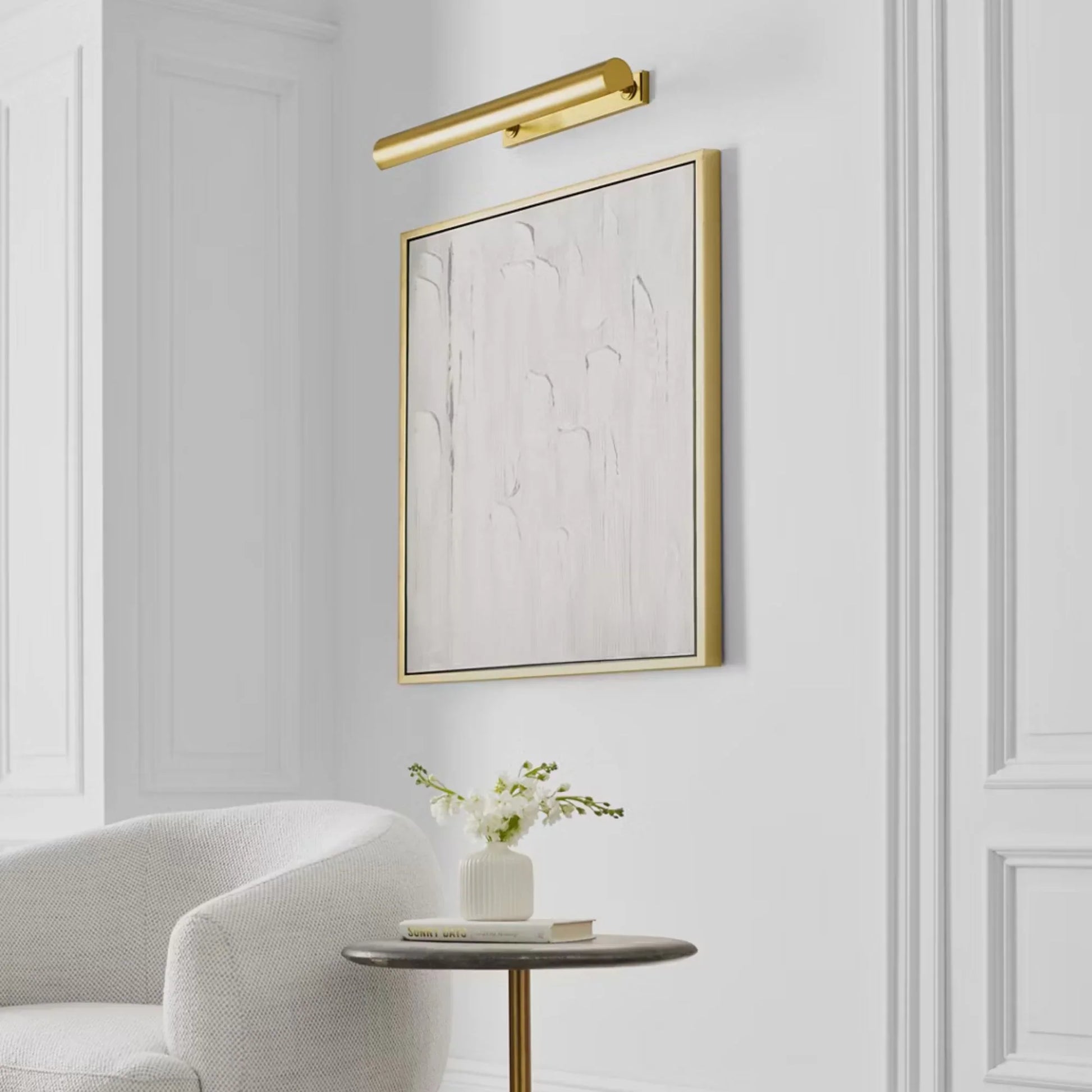 Visual Comfort Studio - Kenyon 30" Picture Light, Burnished Brass Finish | Bees Lighting