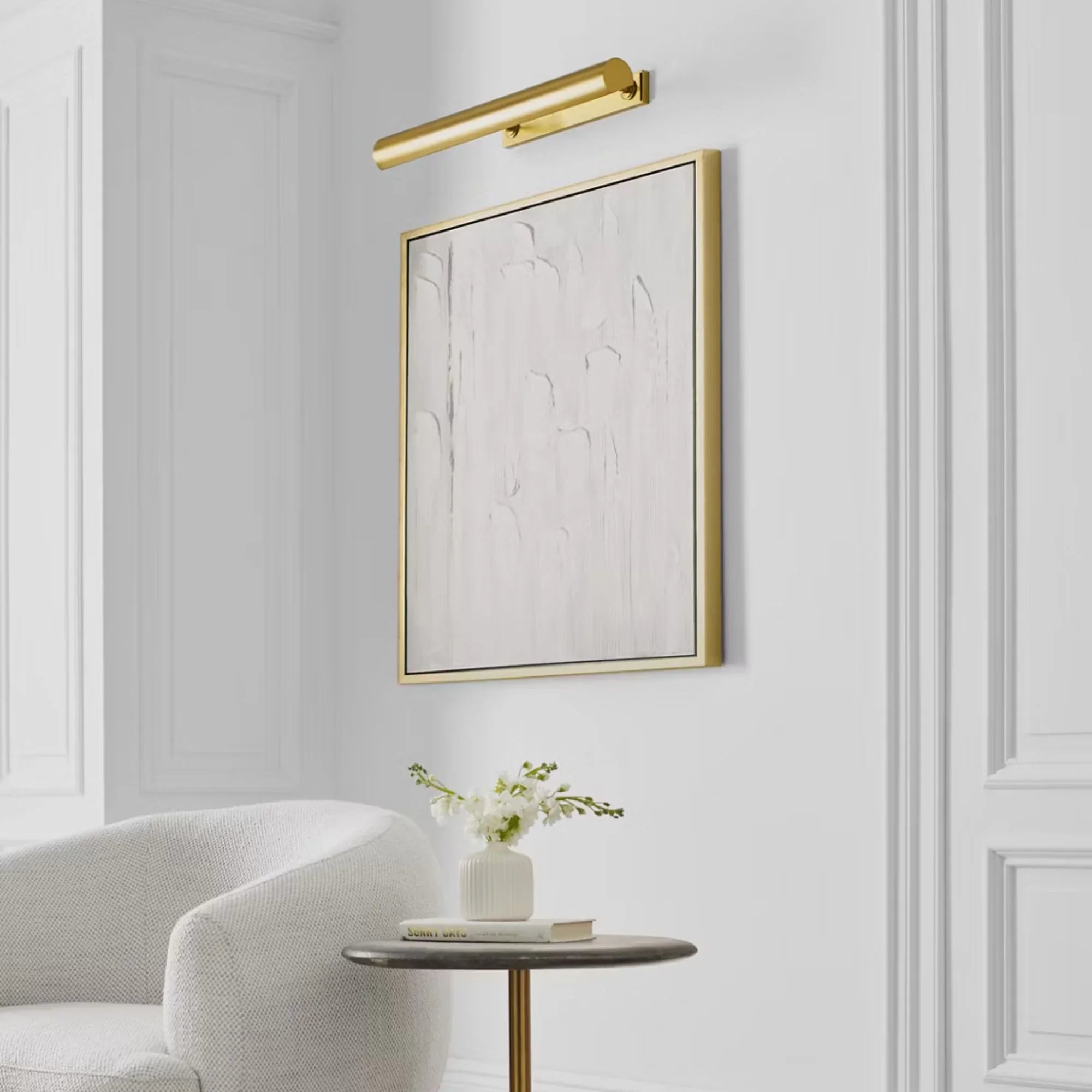 Visual Comfort Studio - Kenyon 30" Picture Light, Burnished Brass Finish | Bees Lighting