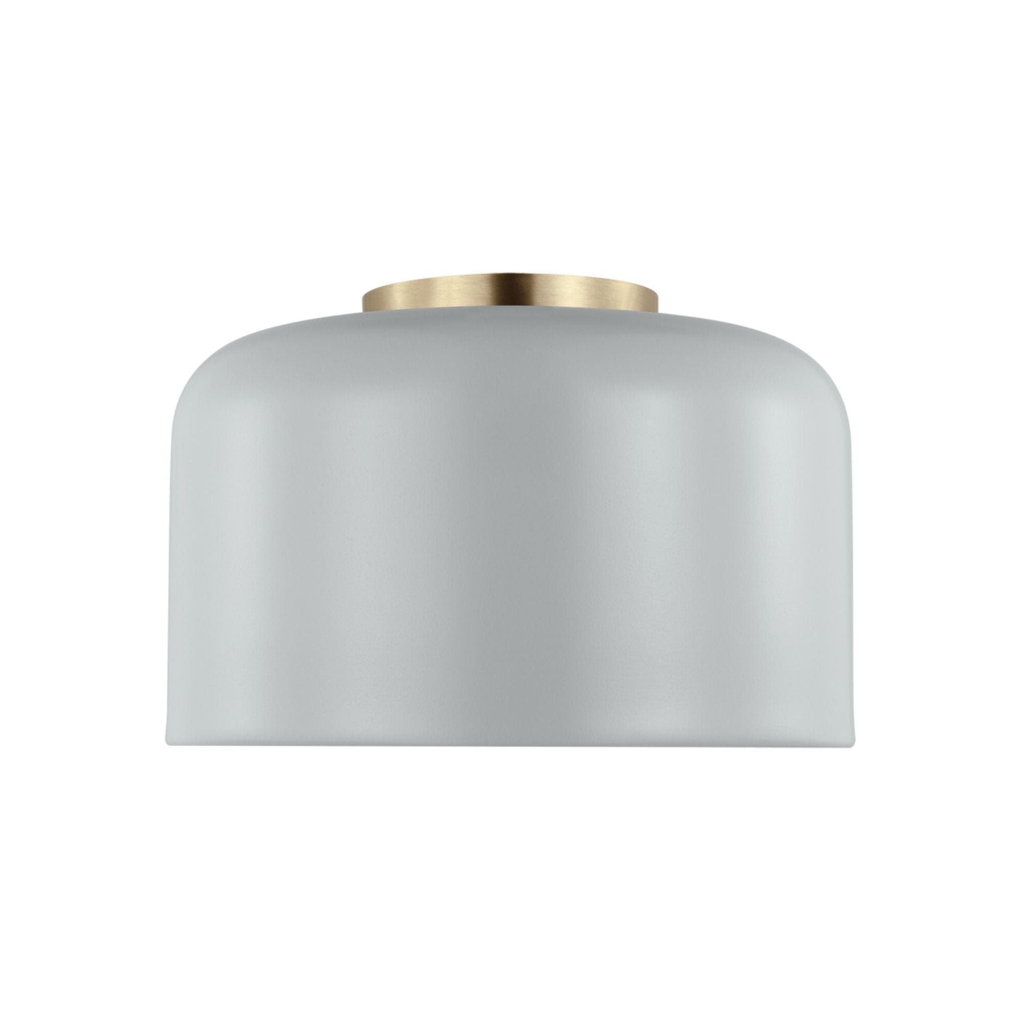 Malone 11" Small Flush Mount, Matte Grey Finish