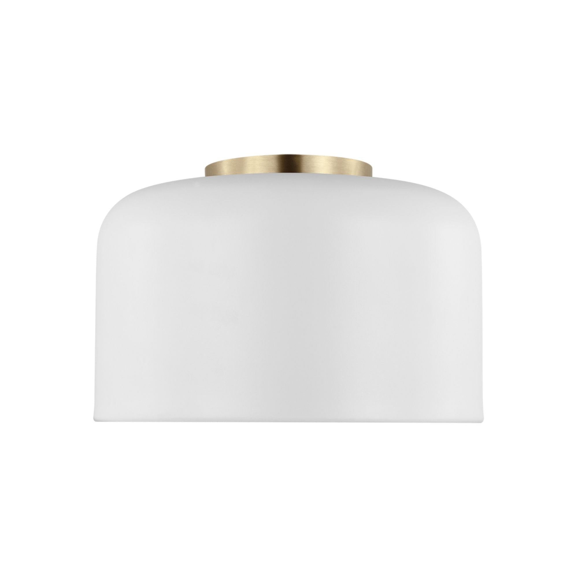 Malone 11" LED Small Flush Mount, Matte White Finish
