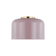 Malone 11" LED Small Flush Mount, Rose Finish