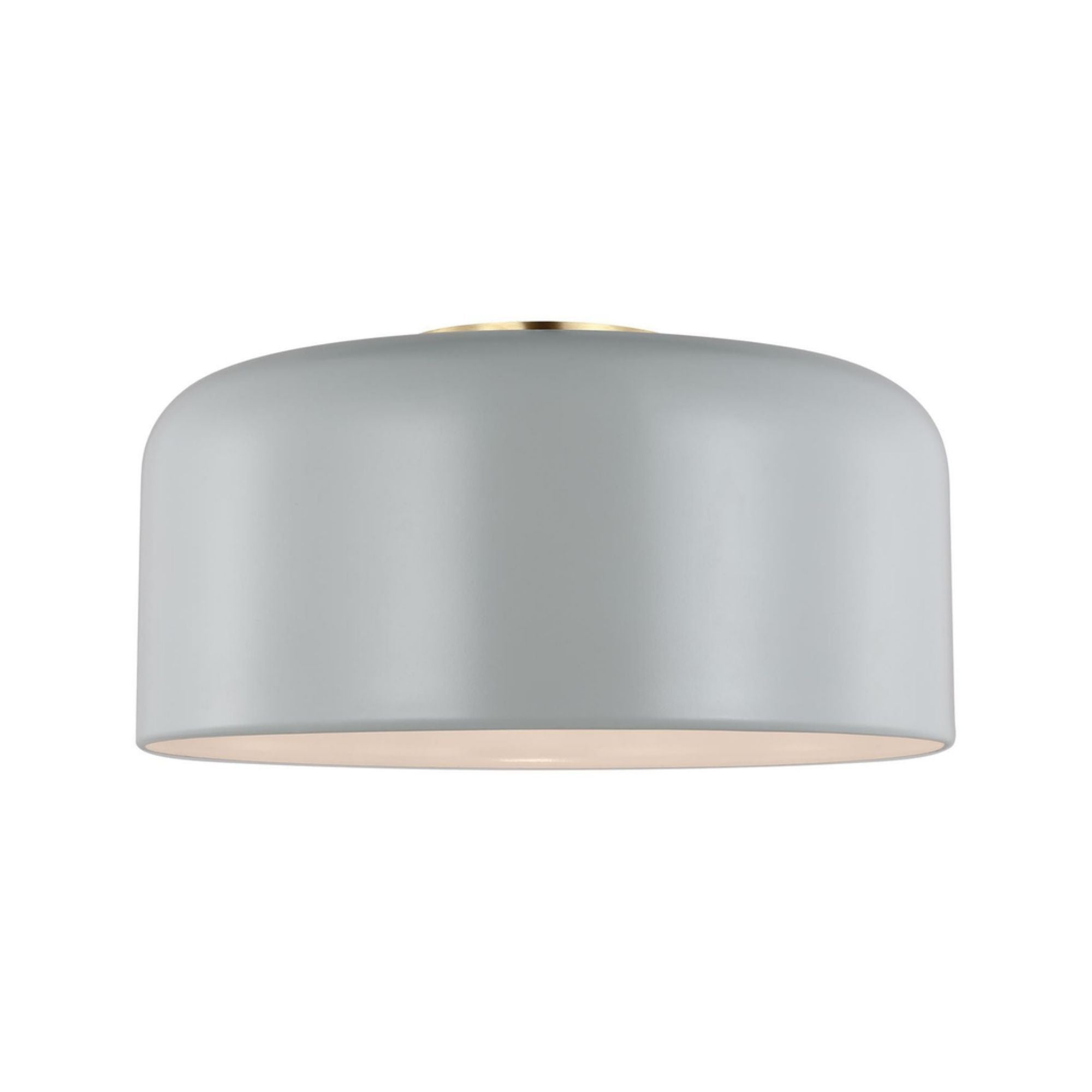 Malone 14" LED Medium Flush Mount, Matte Grey Finish