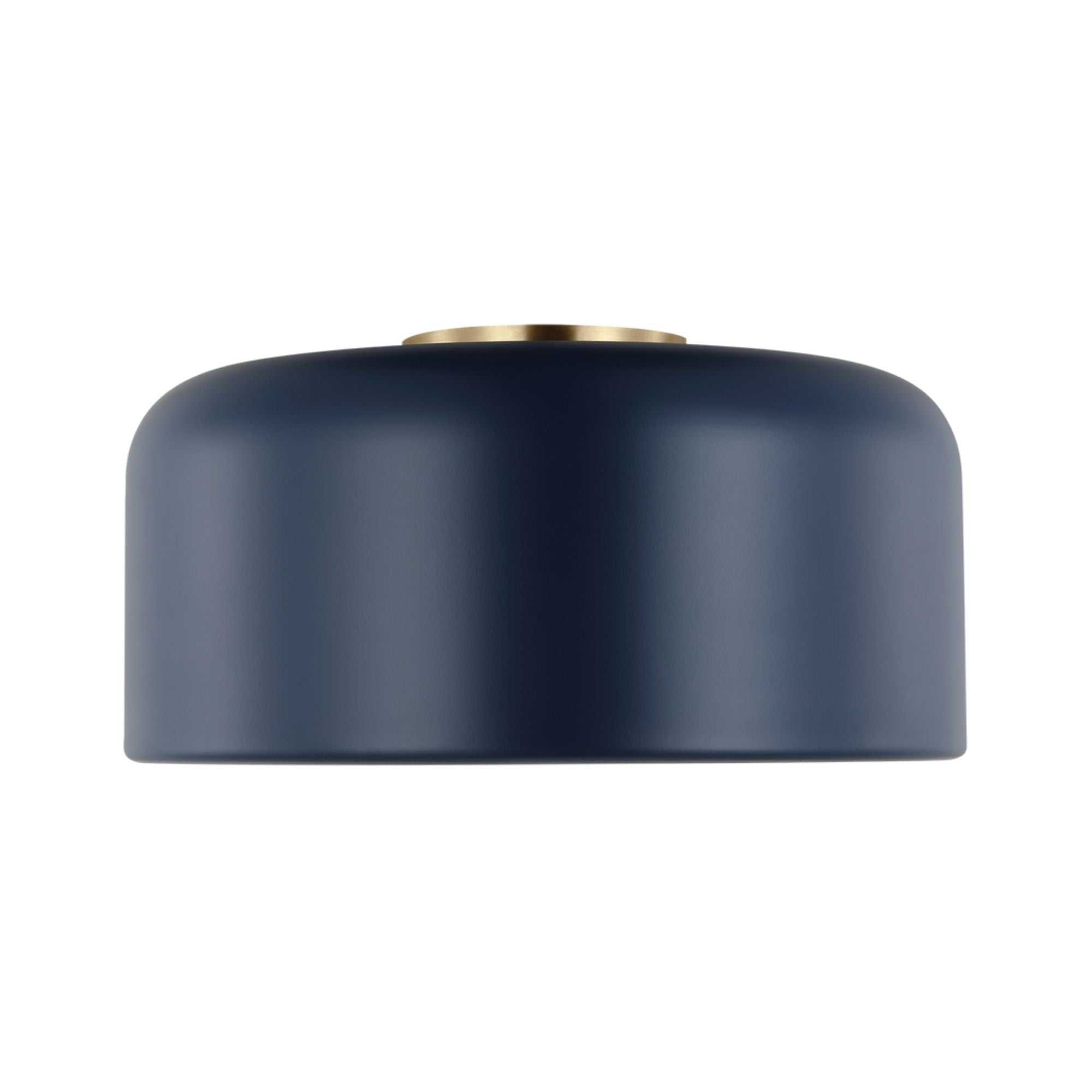 Malone 14" LED Medium Flush Mount, Navy Finish