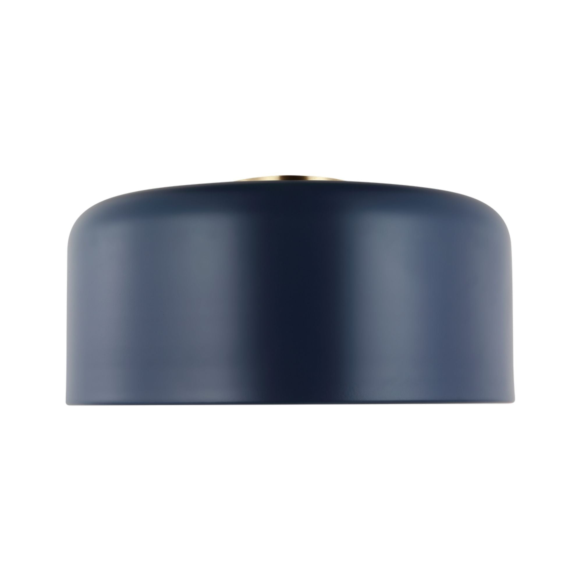 Malone 16" Large Flush Mount, Navy Finish