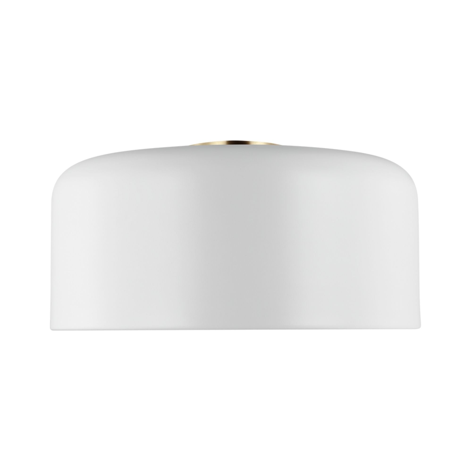Malone 16" LED Large Flush Mount, Matte White Finish