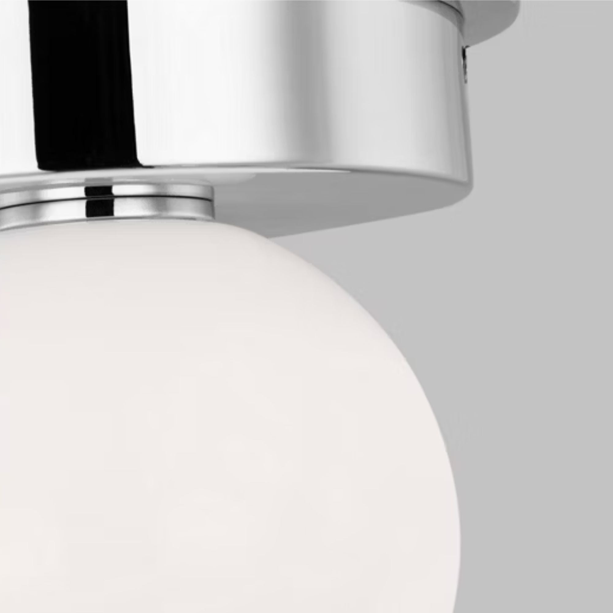 Nodes 14" Flush Mount, Polished Nickel Finish