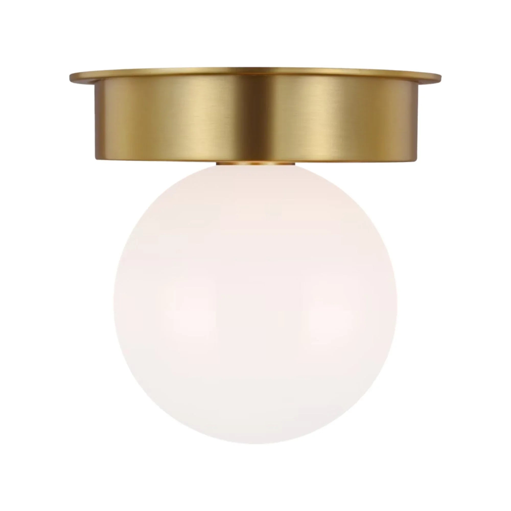 Visual Comfort Studio - Nodes 18" Flush Mount, Burnished Brass Finish | Bees Lighting