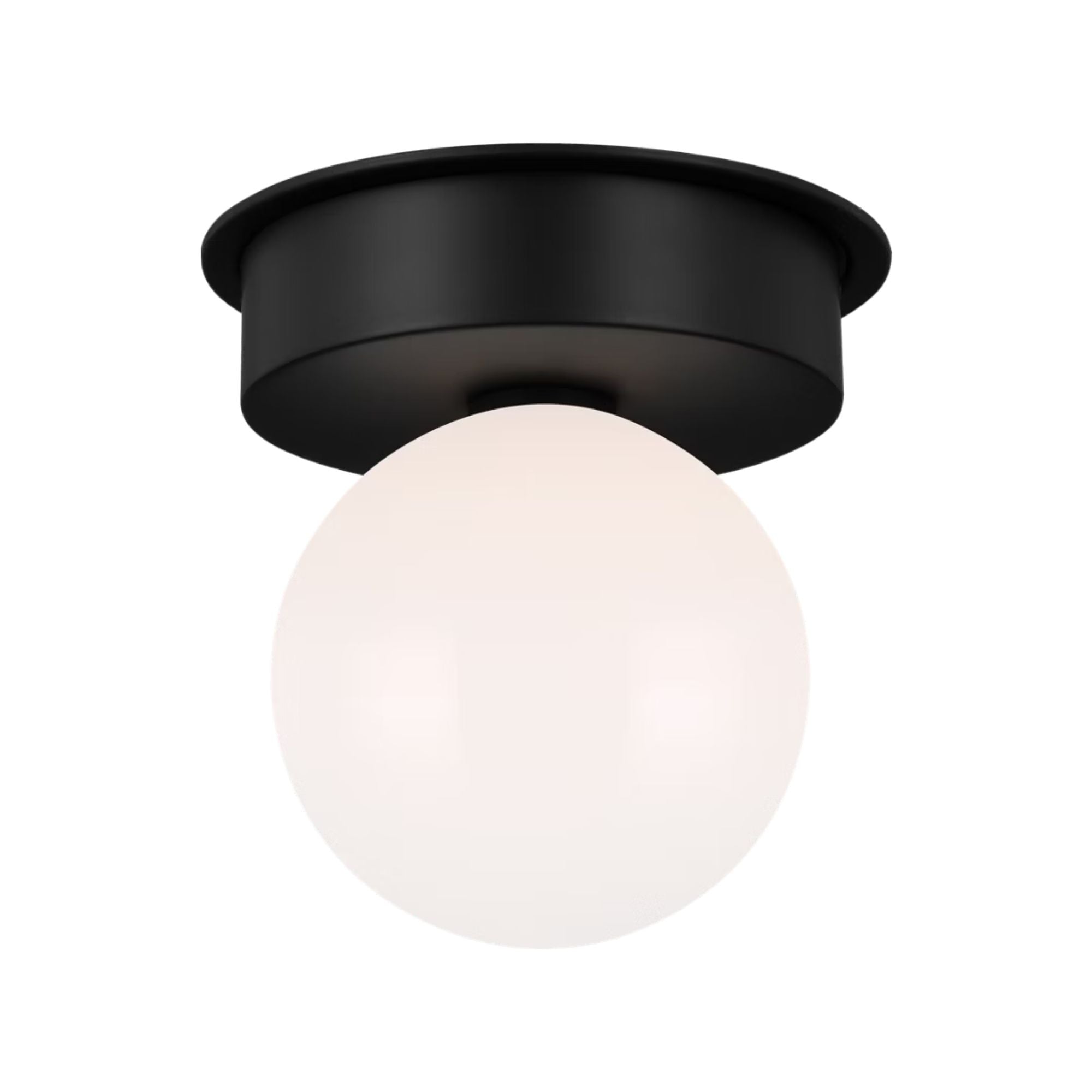 Nodes 18" Flush Mount, Midnight Black Finish