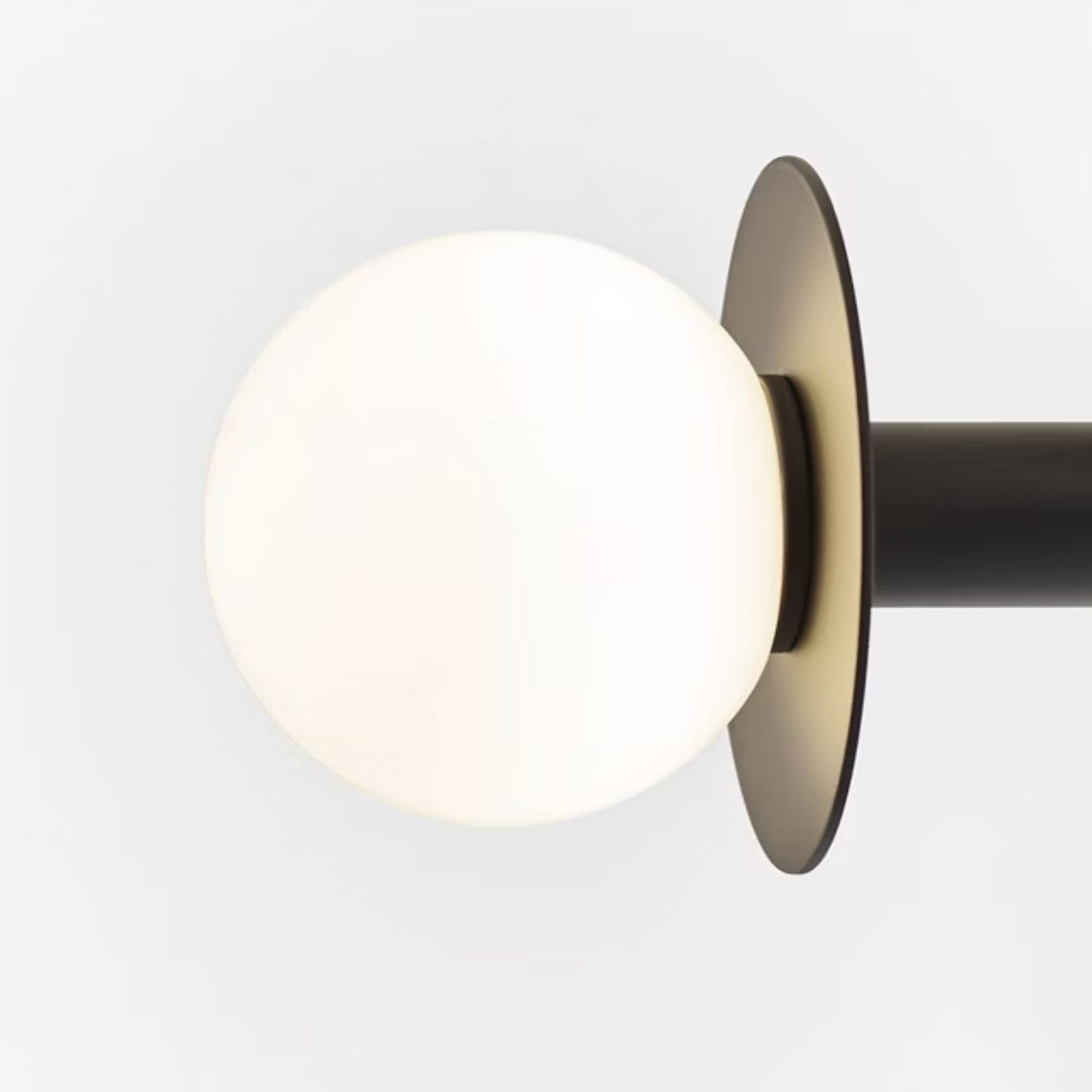 Nodes 18" 4-Light Semi Flush Mount, Midnight Black Finish