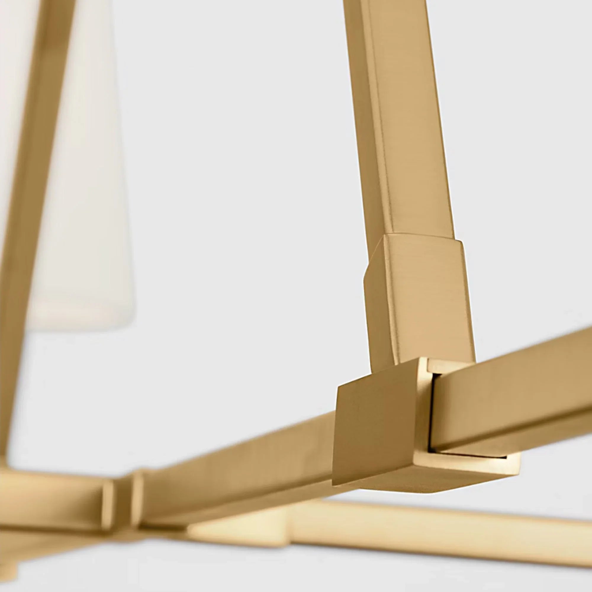 Visual Comfort Studio Perth 40 in. 4-Light Chandelier, Burnished Brass