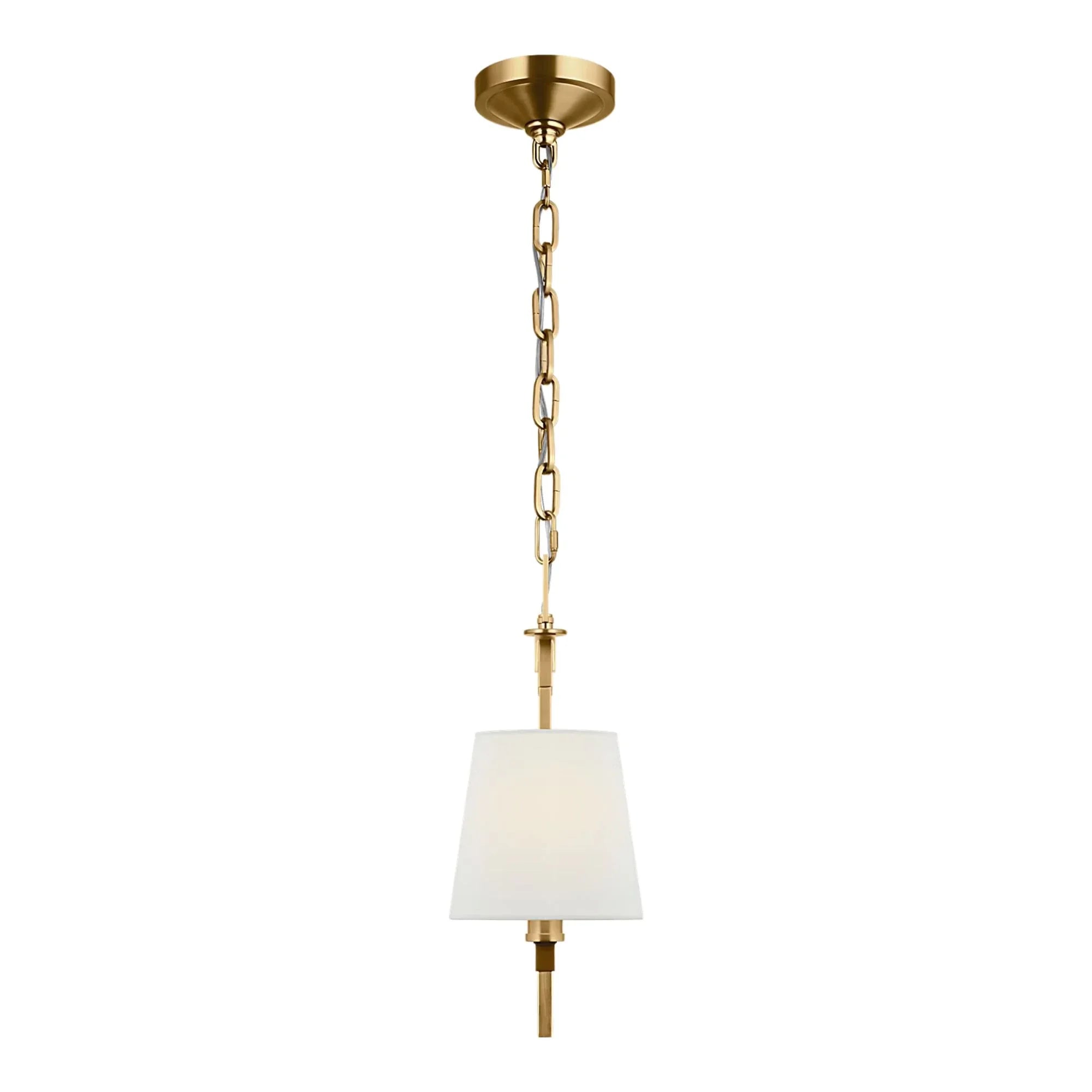 Perth 56" 2-Light Large Linear Chandelier, Burnished Brass Finish