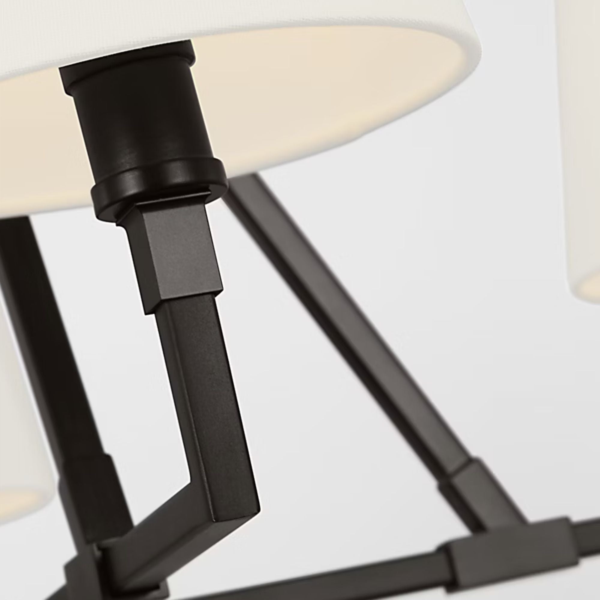 Perth 31" 4-Light Medium Chandelier, Aged Iron Finish