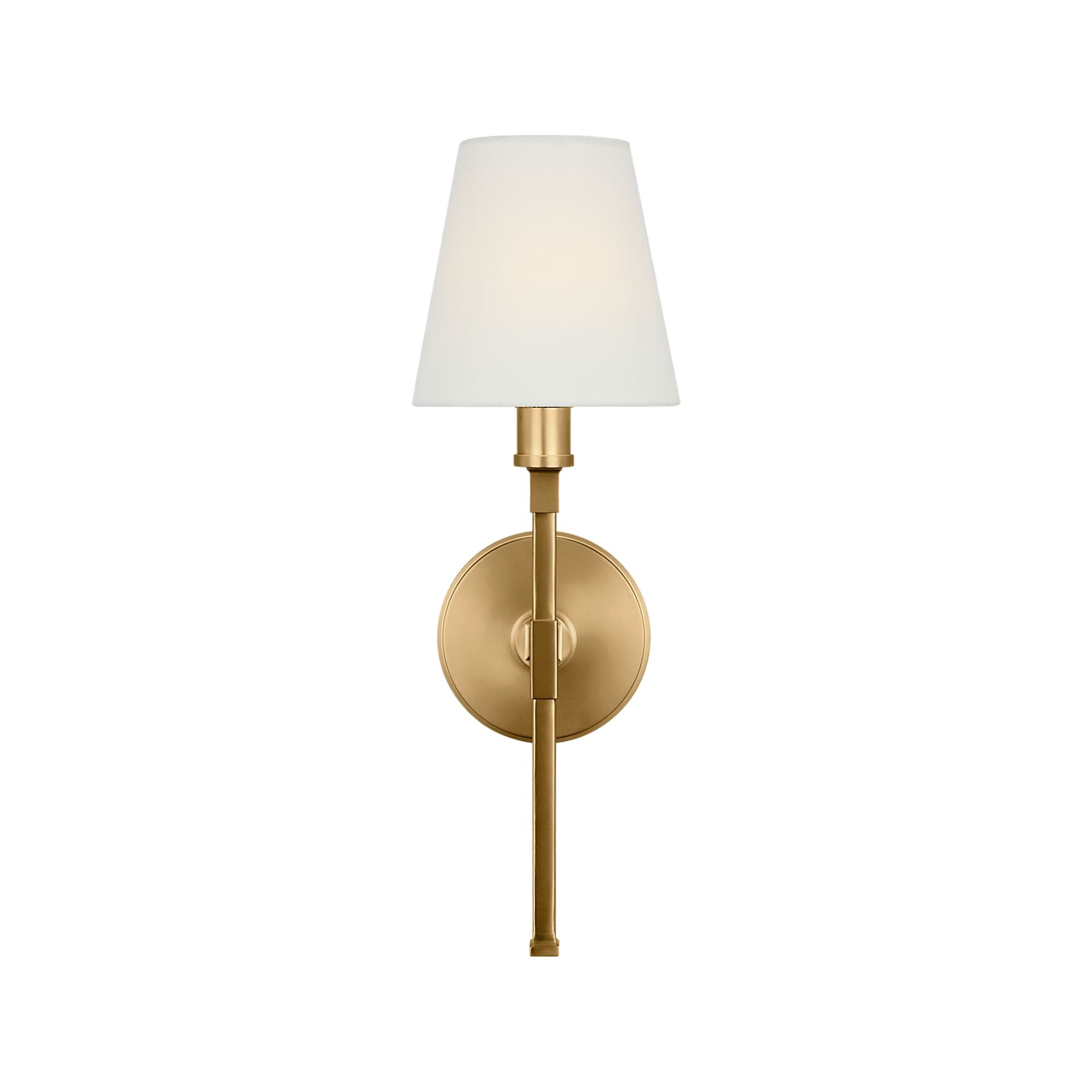 Perth 17" Wall Sconce, Burnished Brass Finish