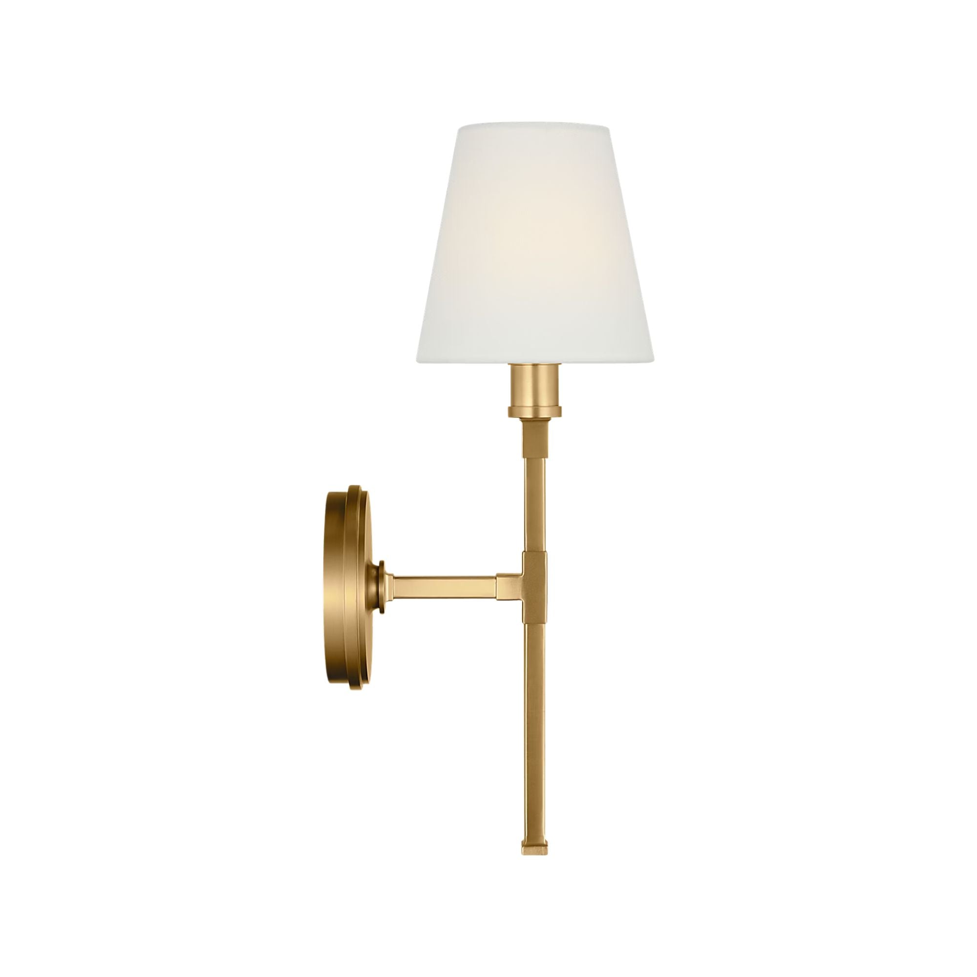 Perth 17" Wall Sconce, Burnished Brass Finish