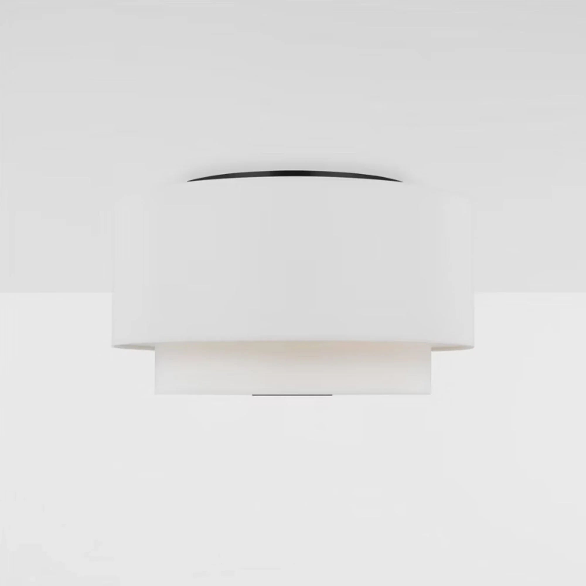 Visual Comfort Studio - Sawyer 18" 3-Light Flush Mount, Midnight Black Finish | Bees Lighting