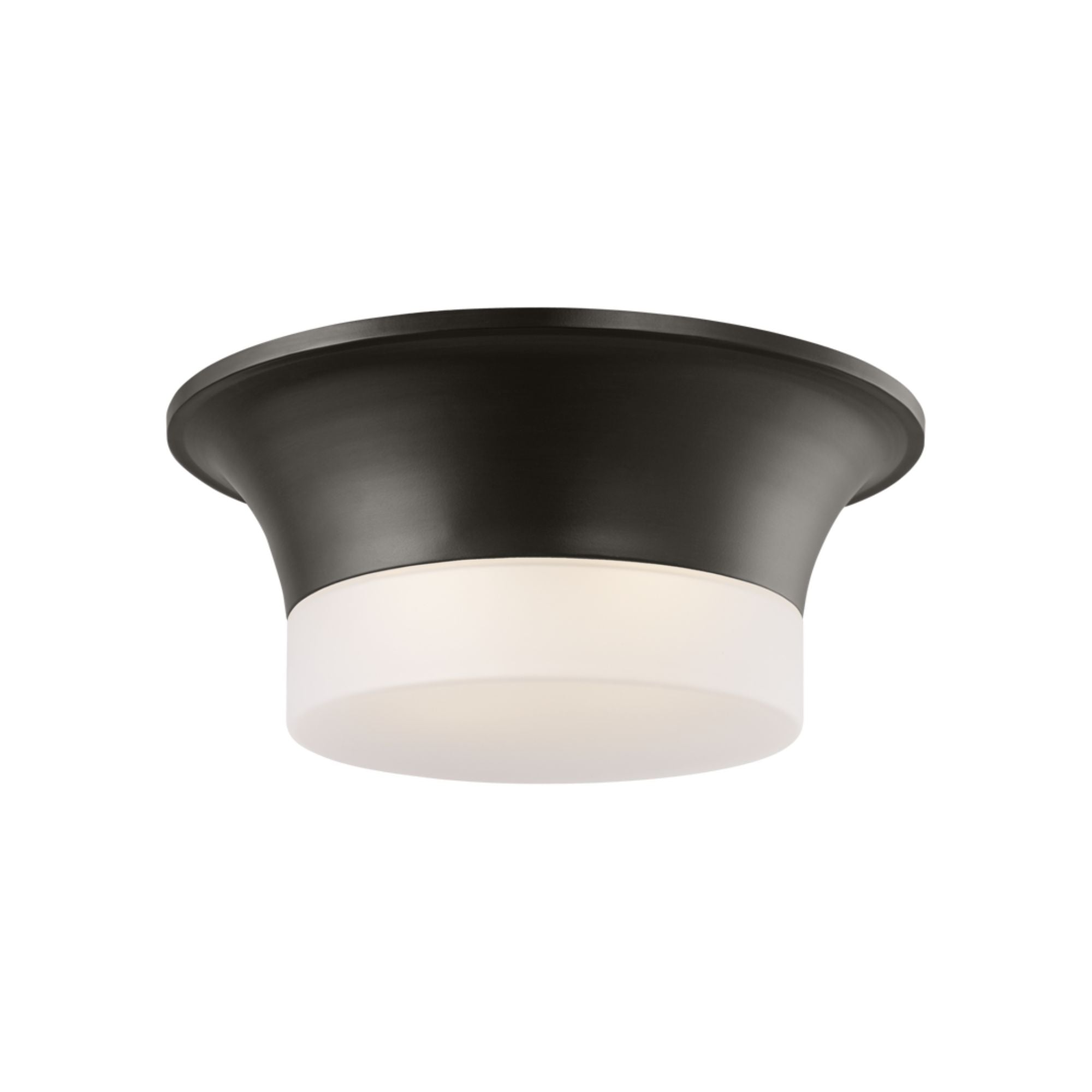 Sina 15" Flush Mount, Aged Iron Finish