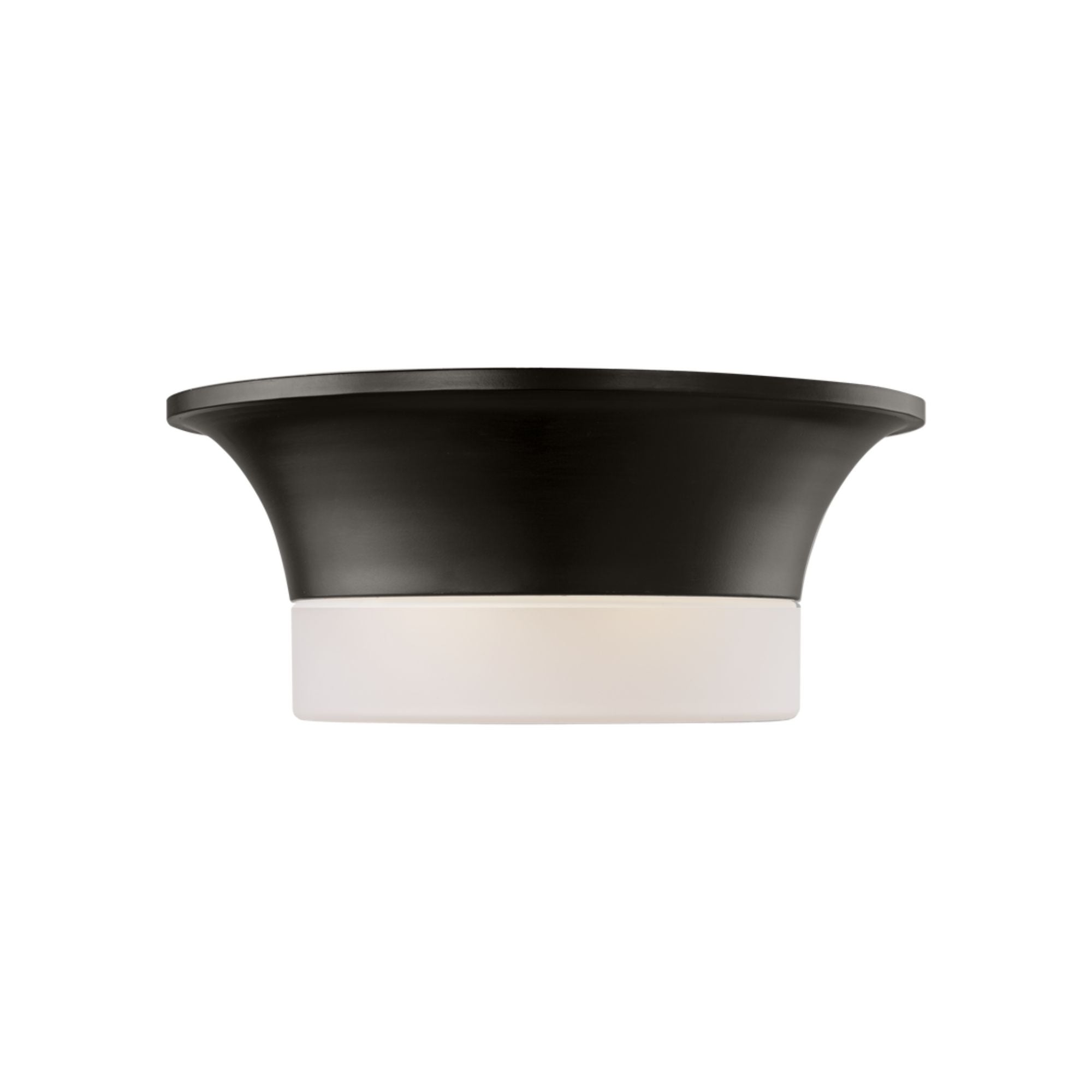 Sina 15" Flush Mount, Aged Iron Finish
