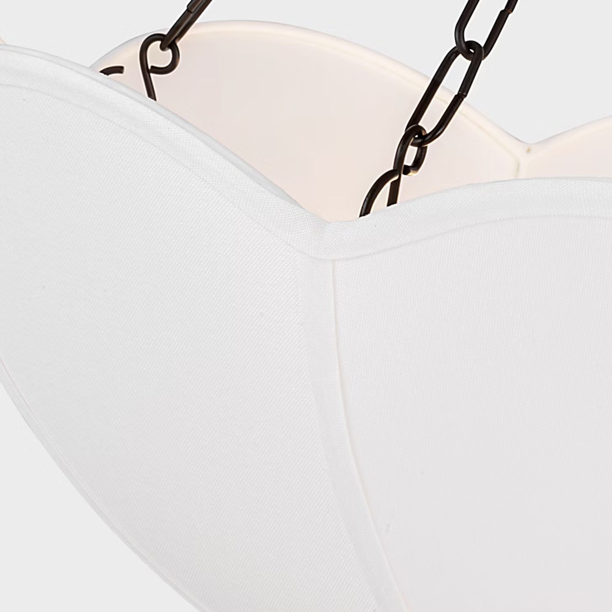 Stassi 24" 3-Light Small Chandelier, Aged Iron Finish